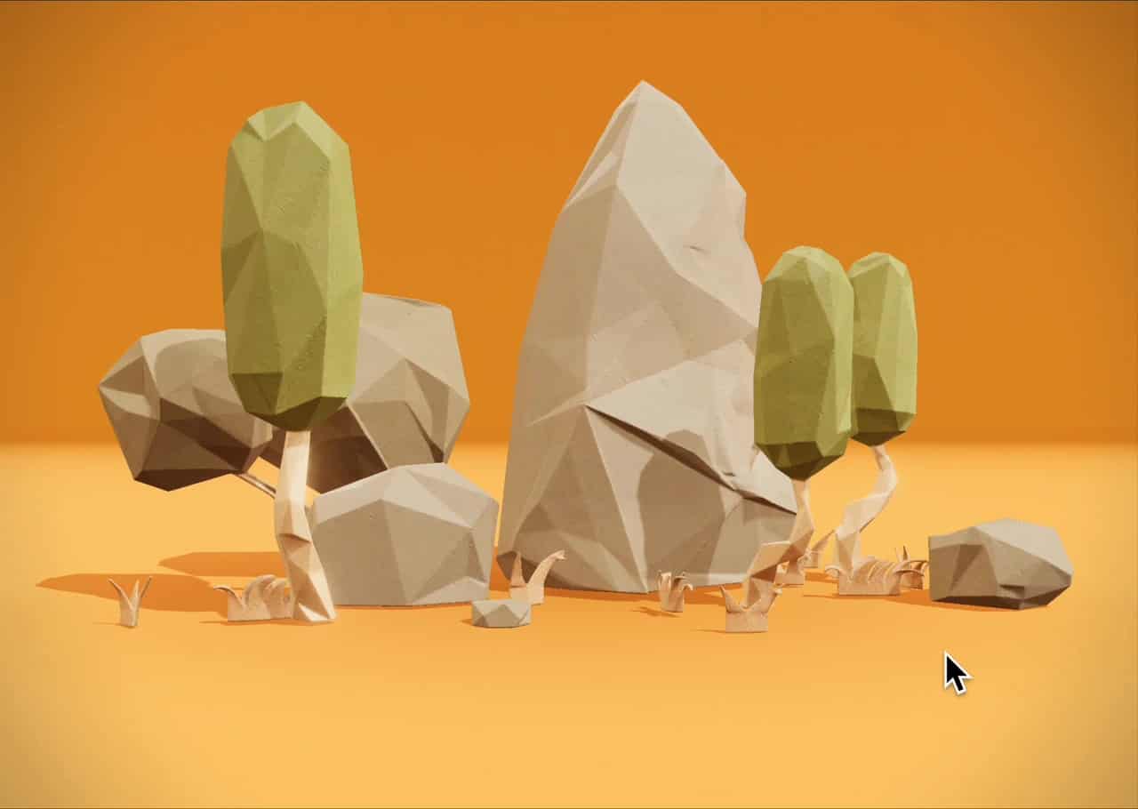 Orange Monolith Grove