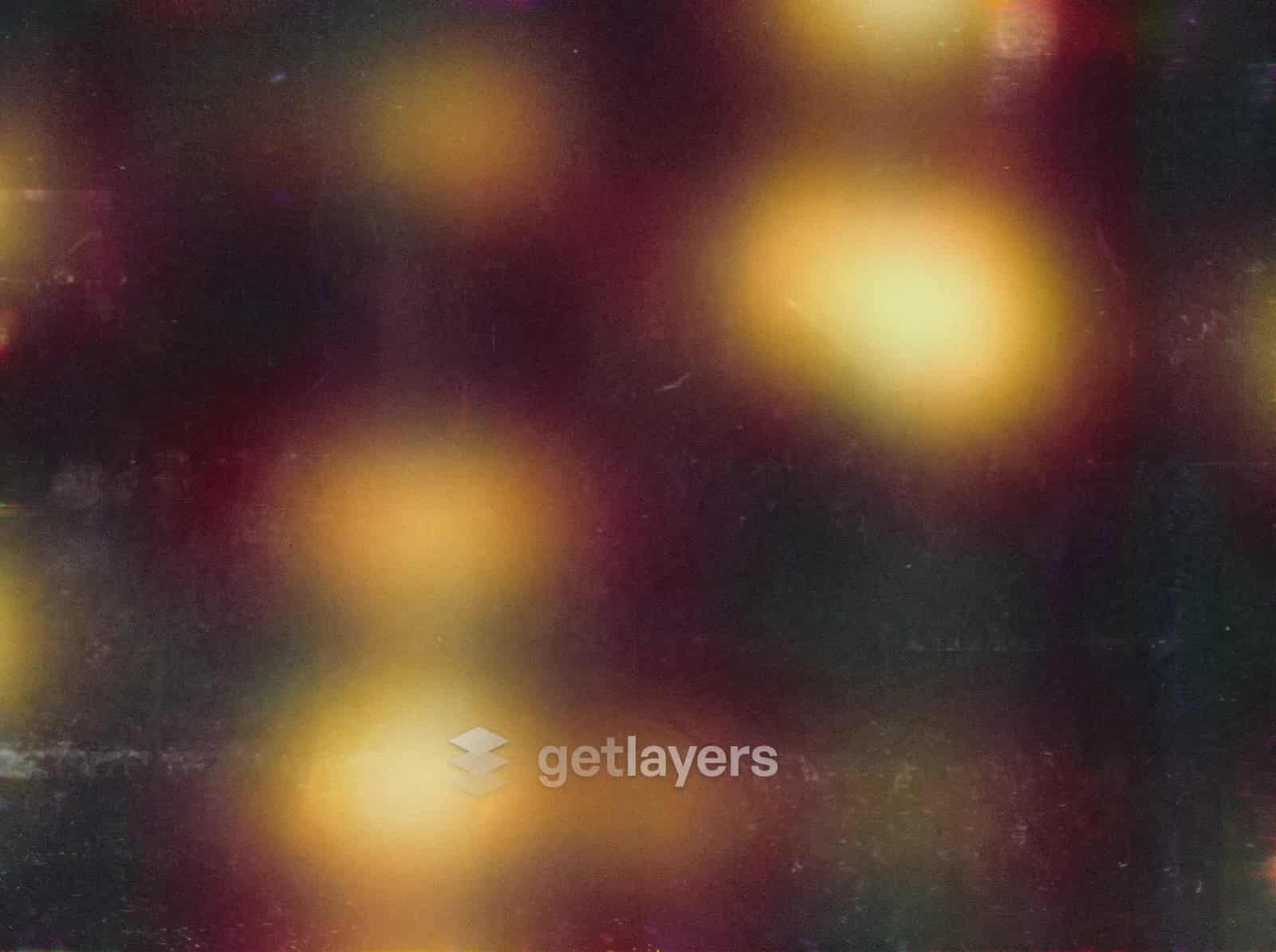 Amber Bokeh Grid