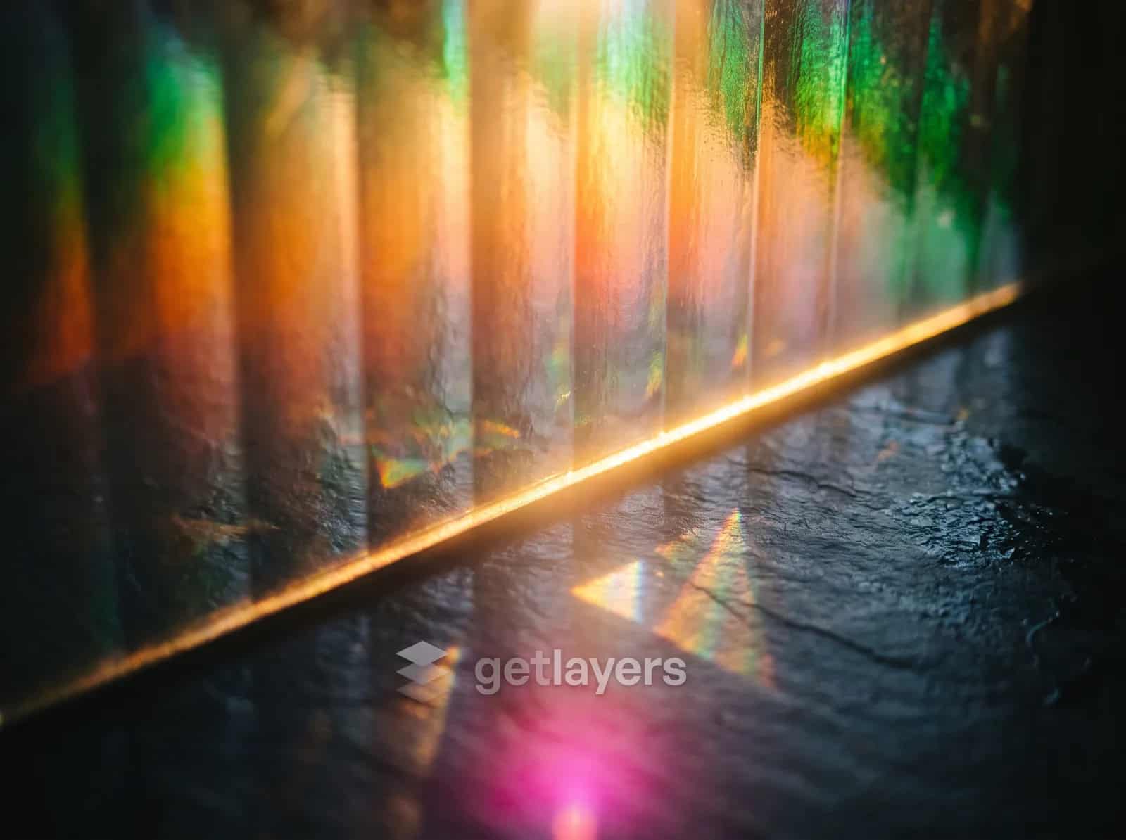 Amber Prism Wall