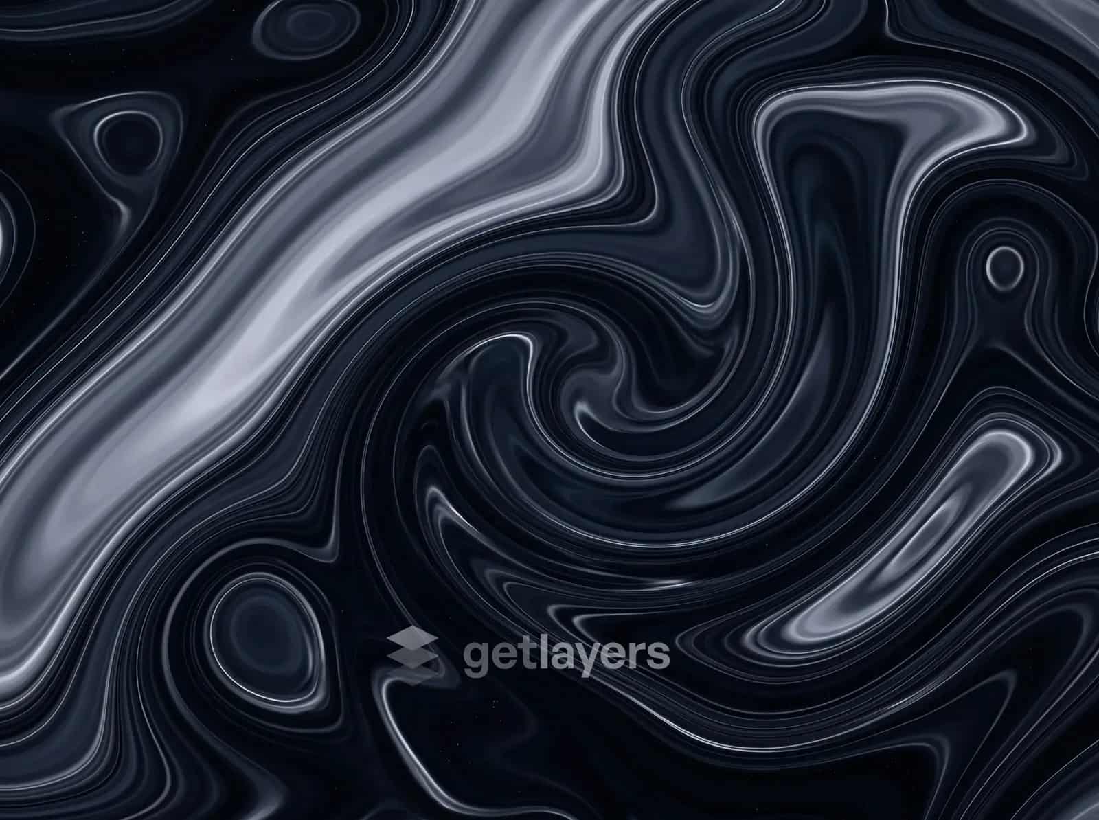 Black Marble Swirl