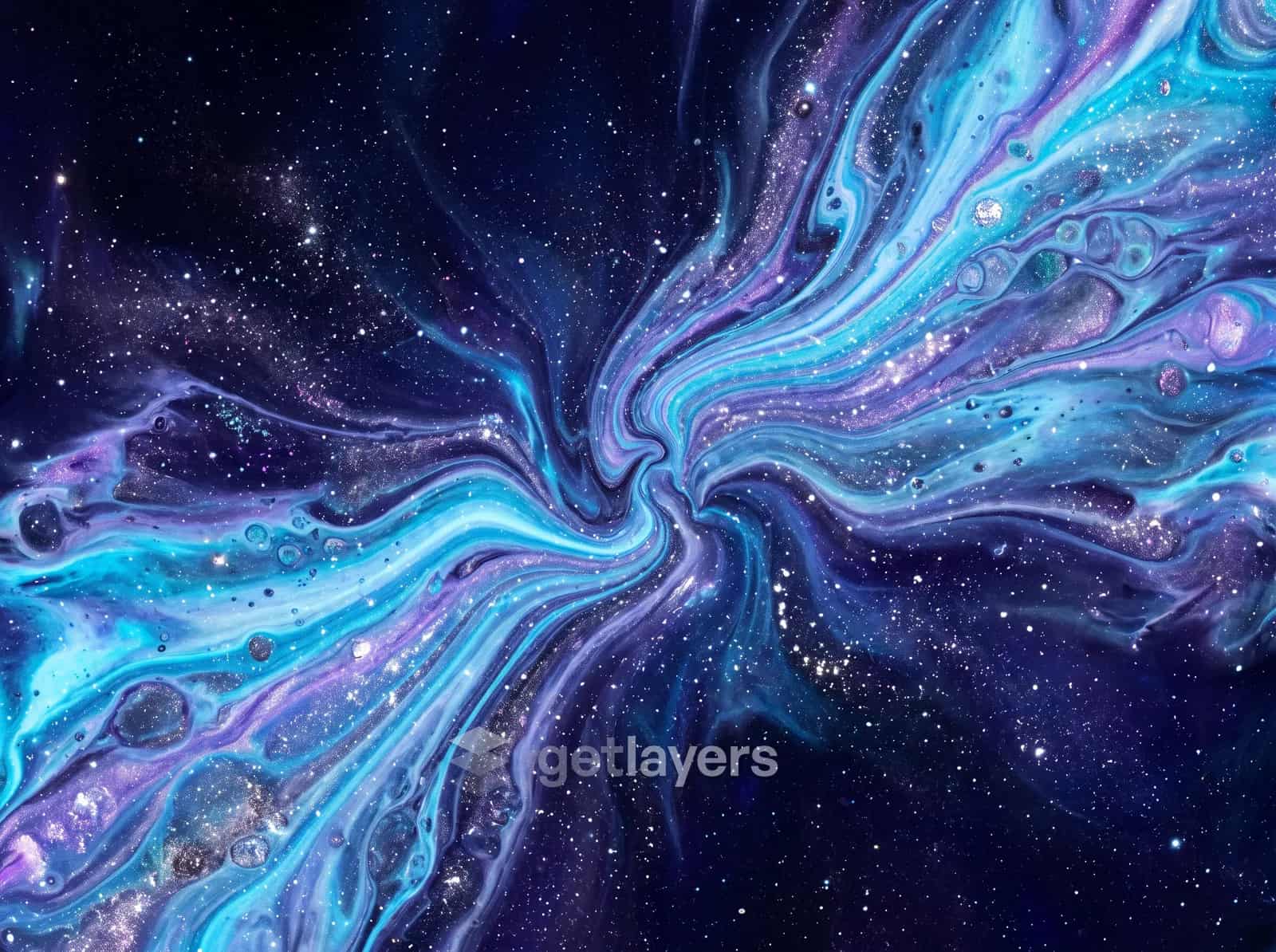Blue Cosmic Marble