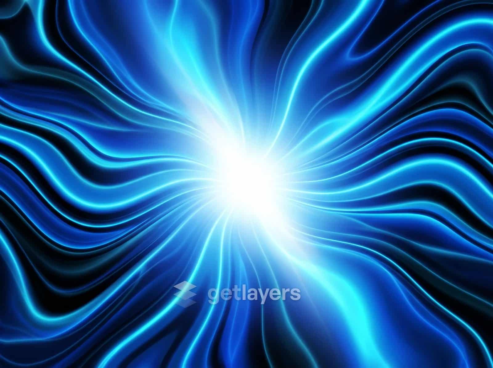 Blue Plasma Burst