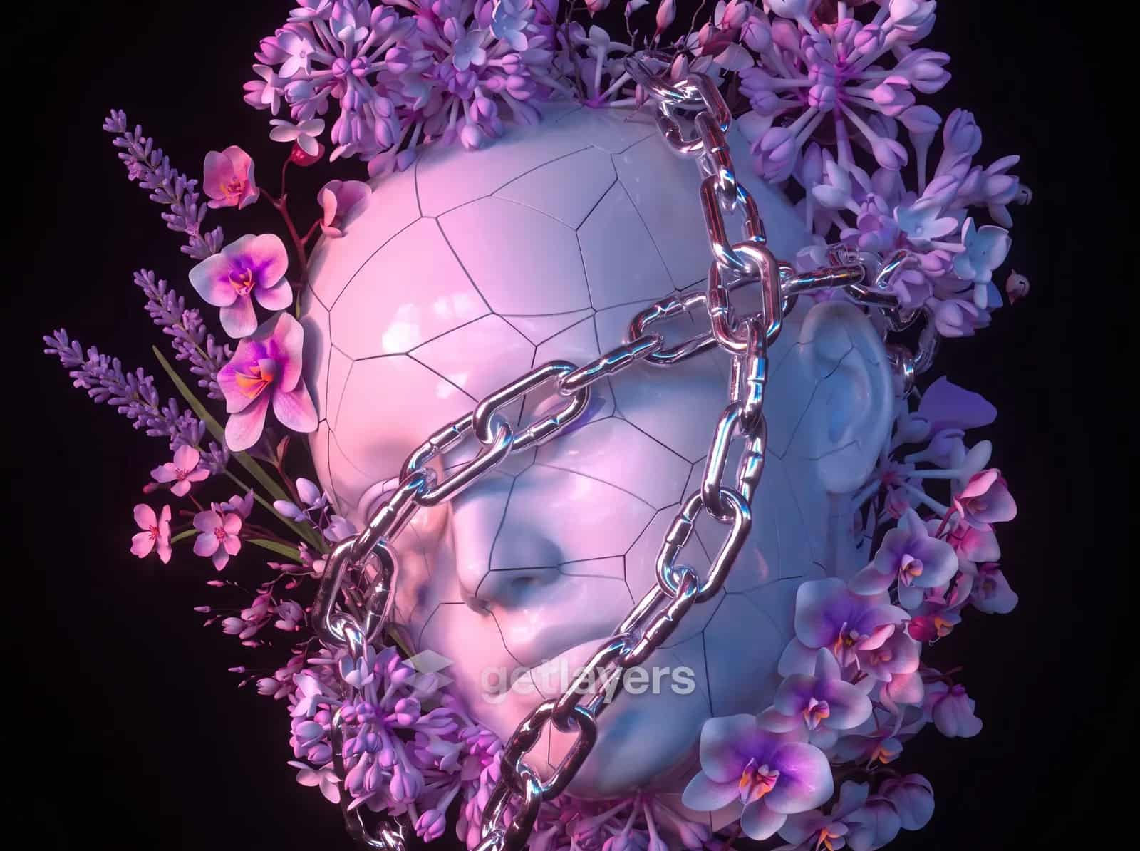 Chained Pink Face