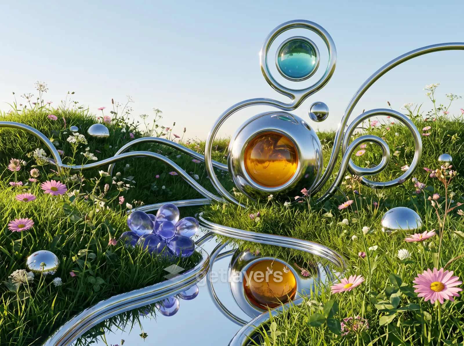 Chrome Orb Meadow