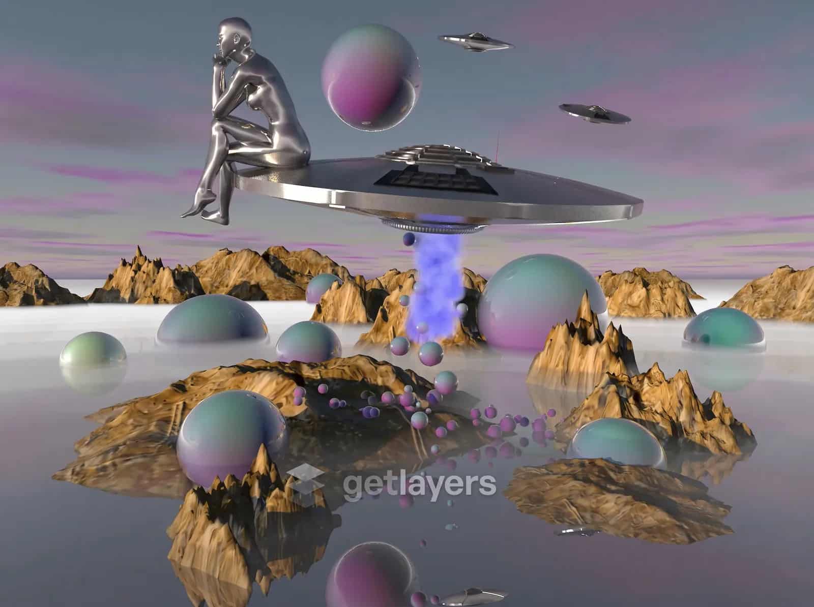 Chrome Ufo Pond