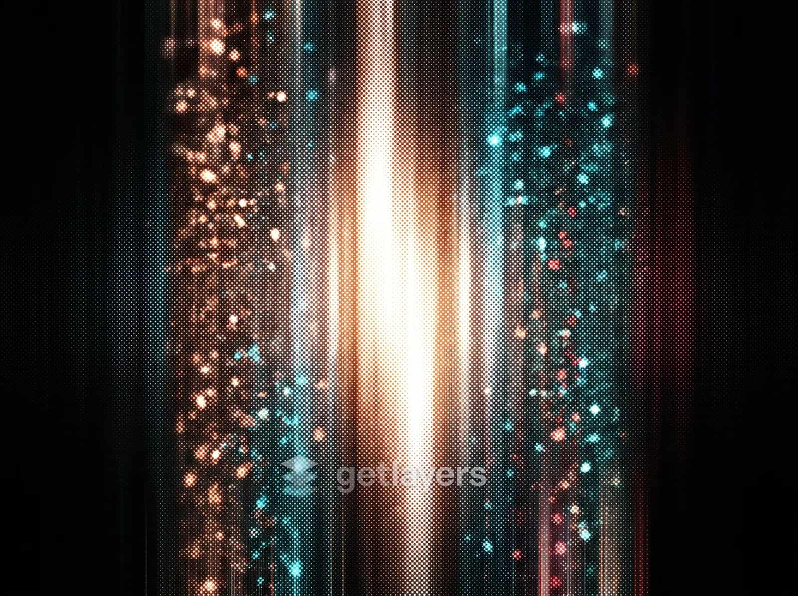 Copper Teal Sparkle