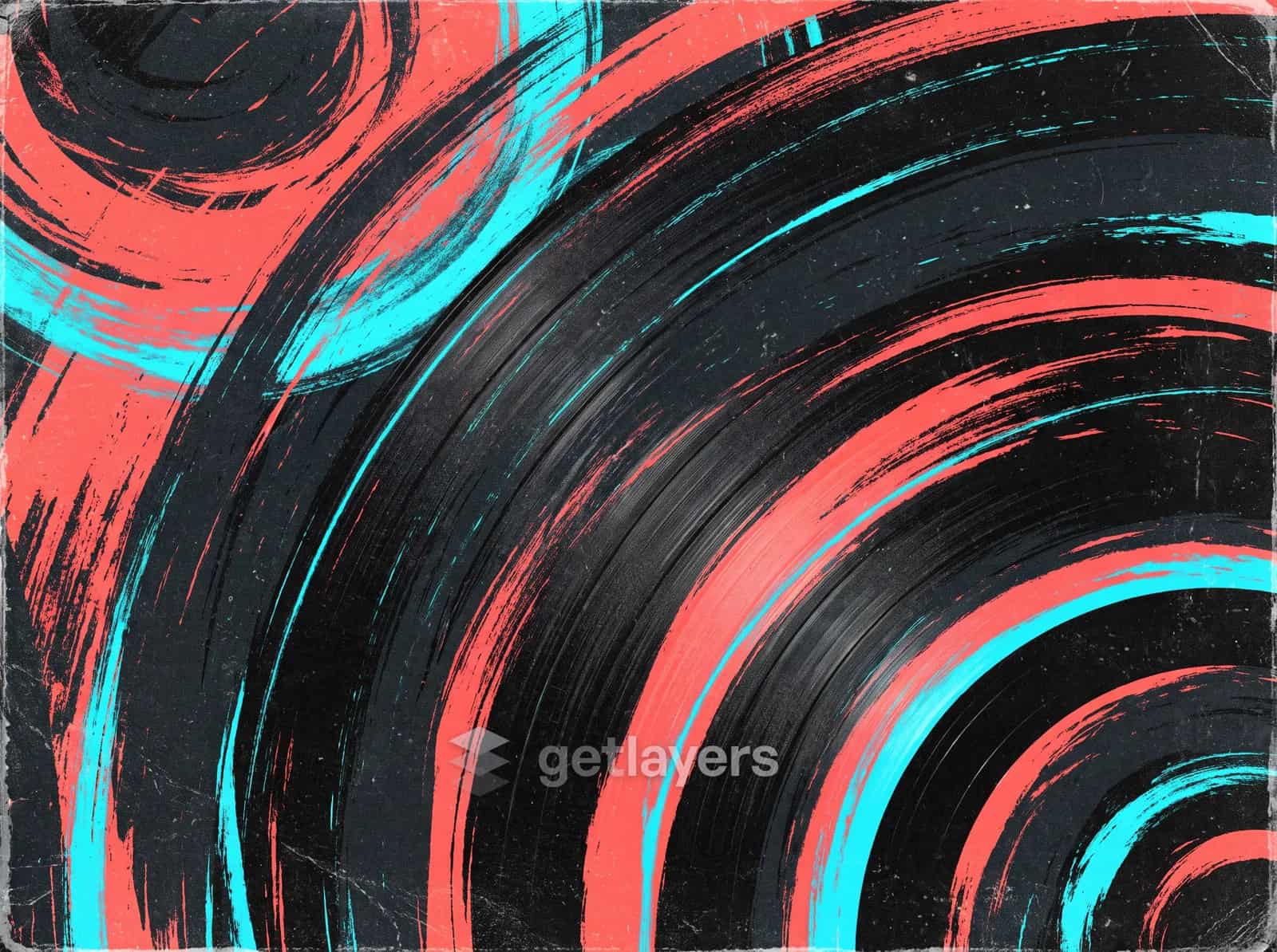 Coral Vinyl Swirl
