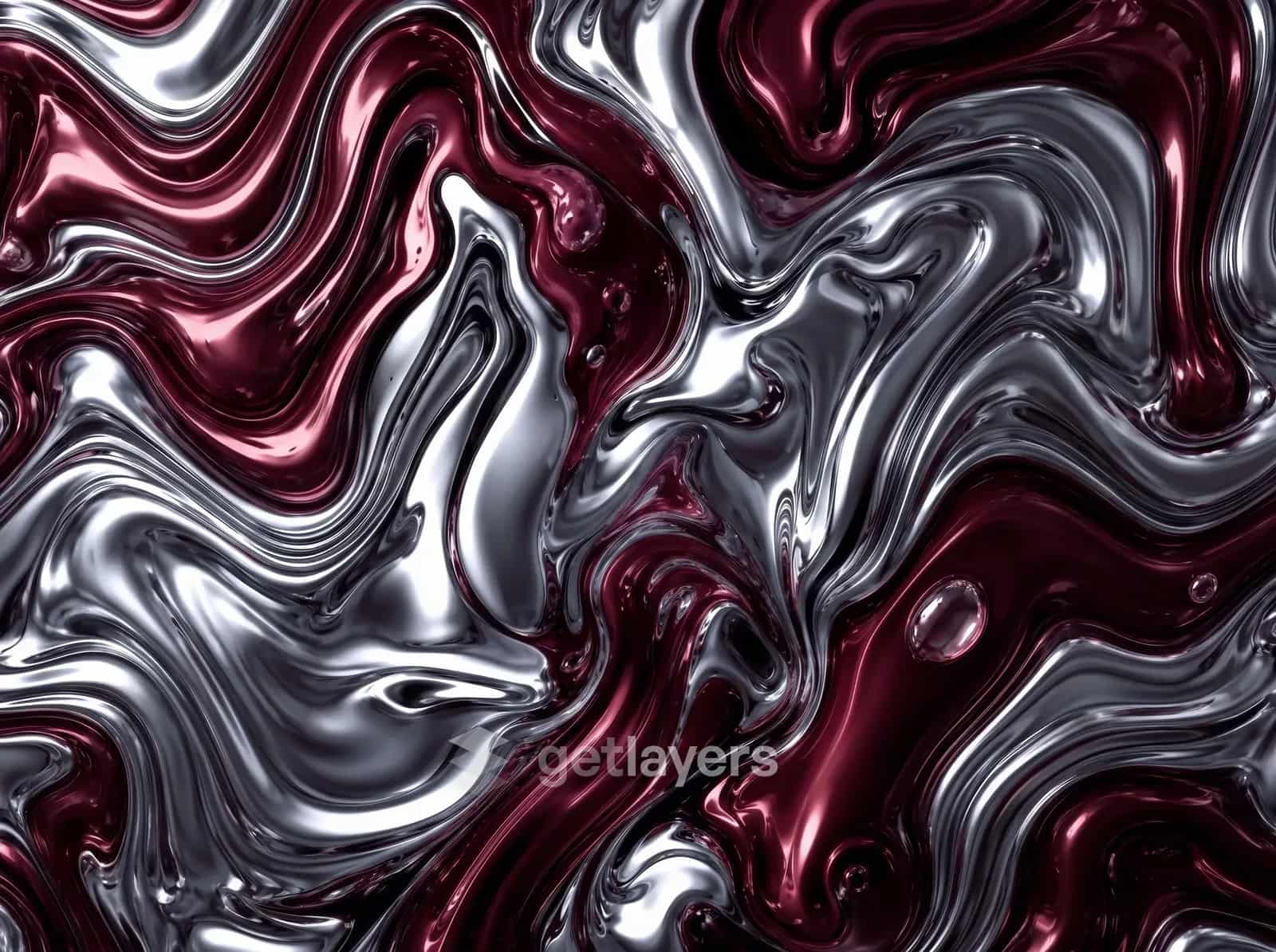 Crimson Chrome Marble