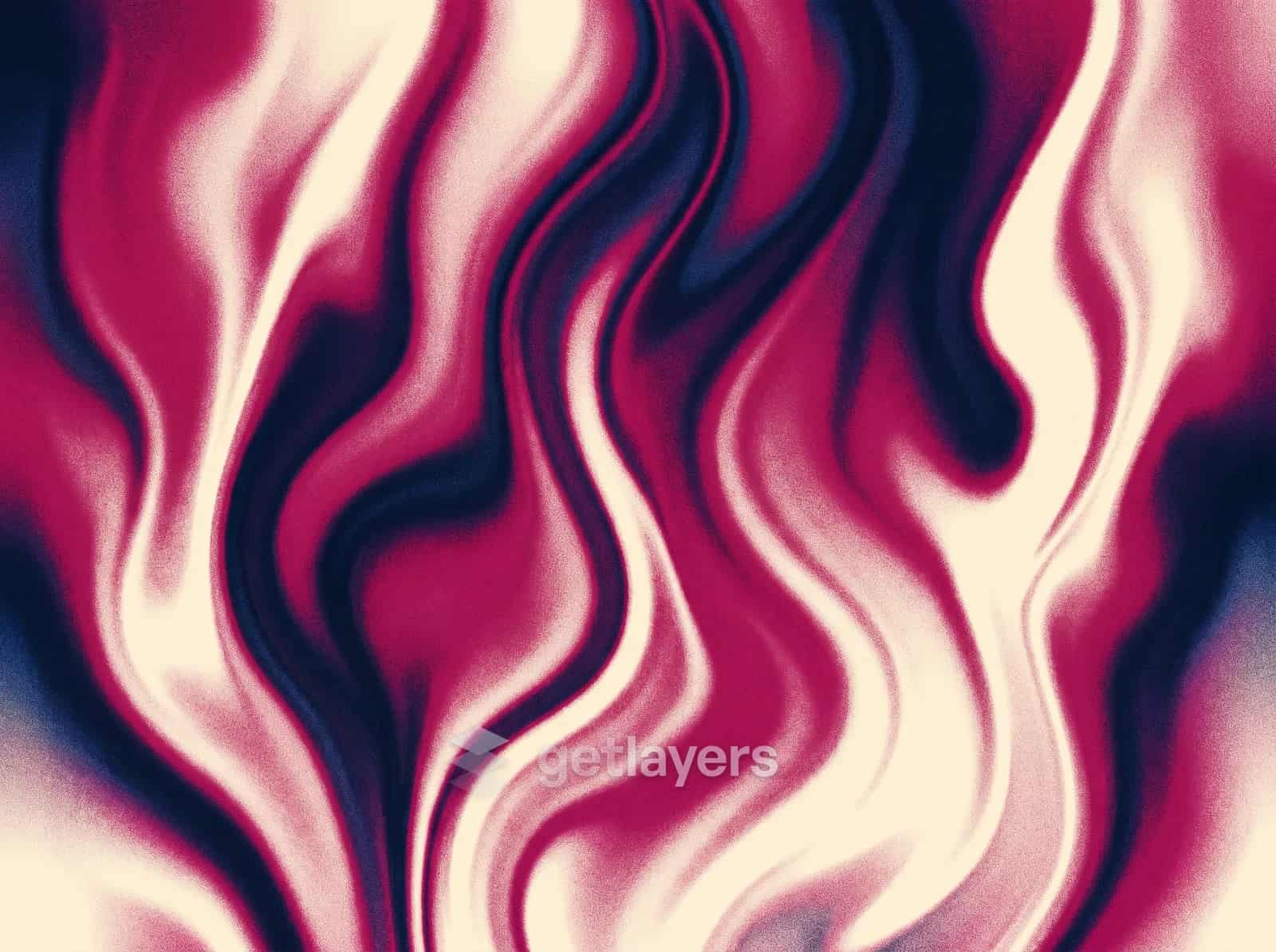 Crimson Cream Swirl