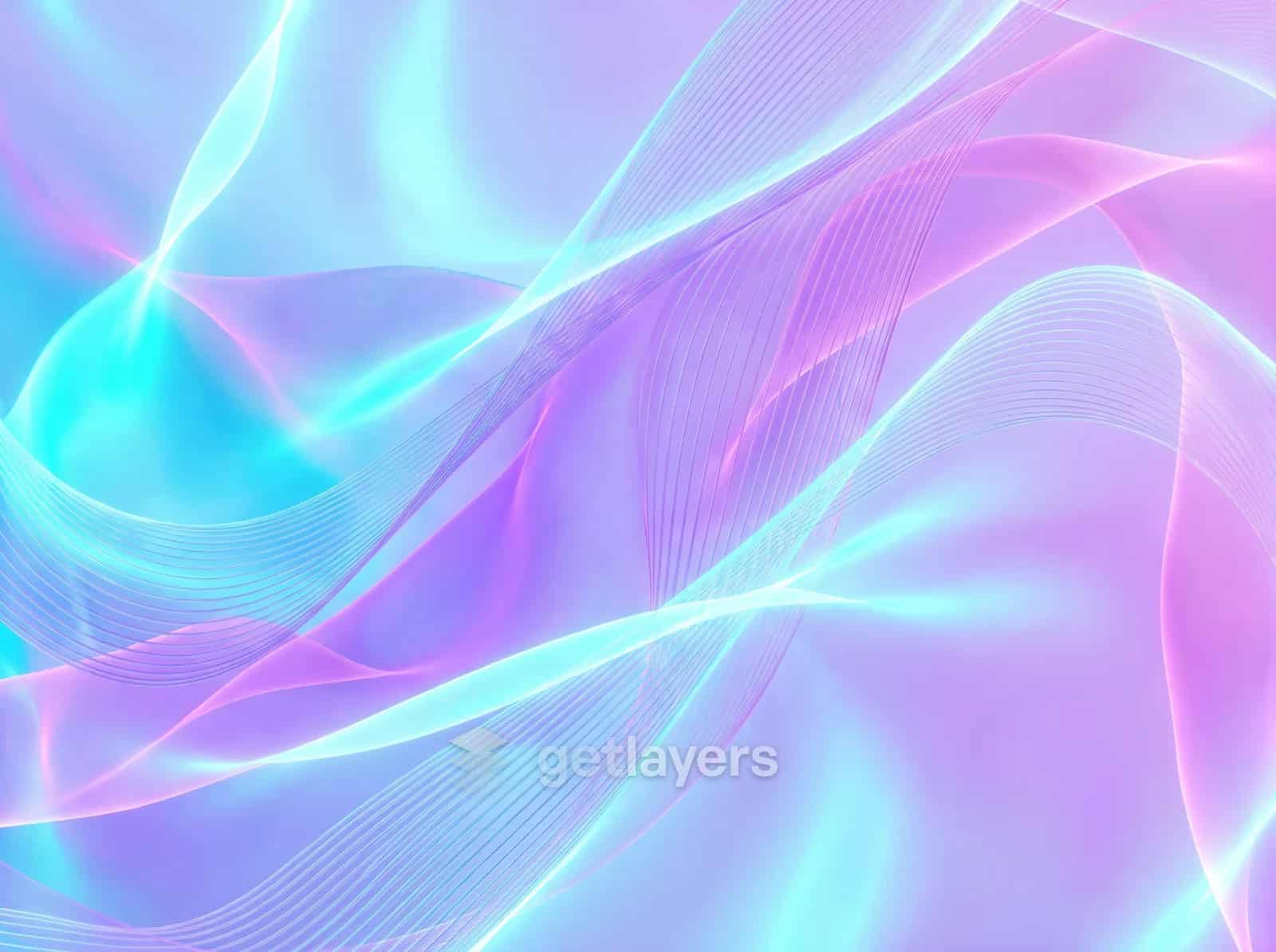 Cyan Lilac Veils
