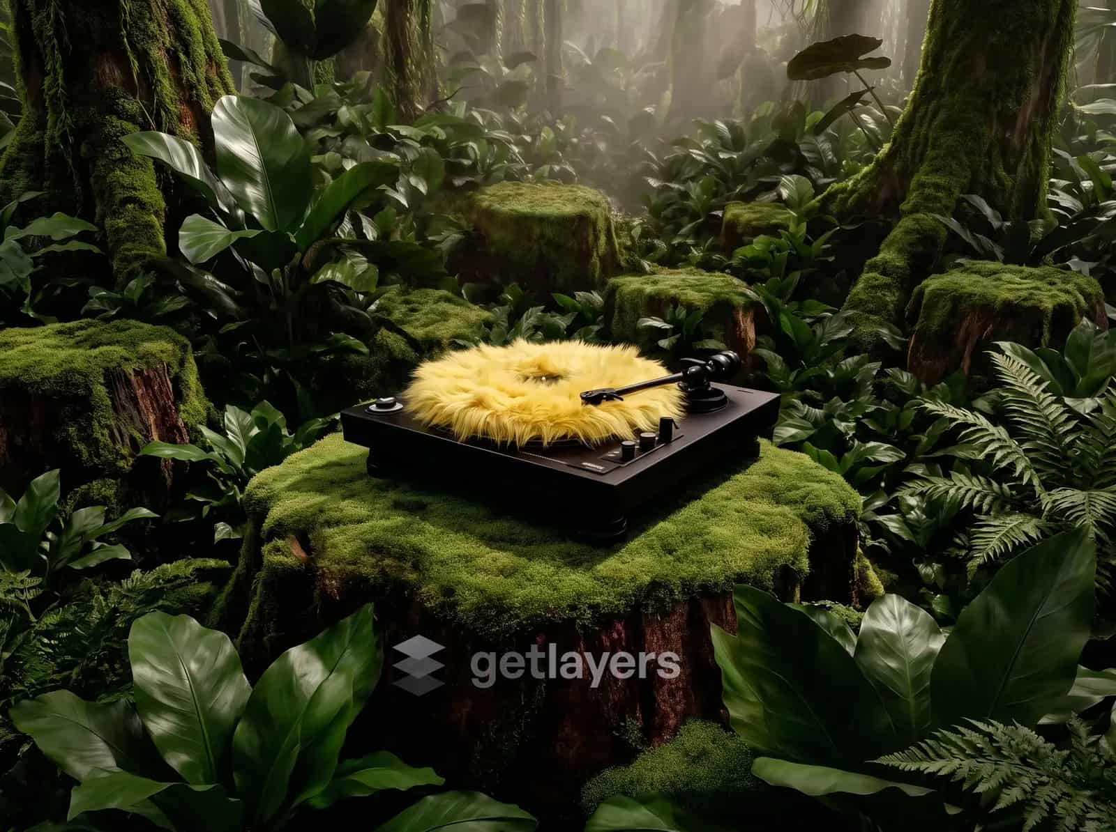 Forest Vinyl Turntable