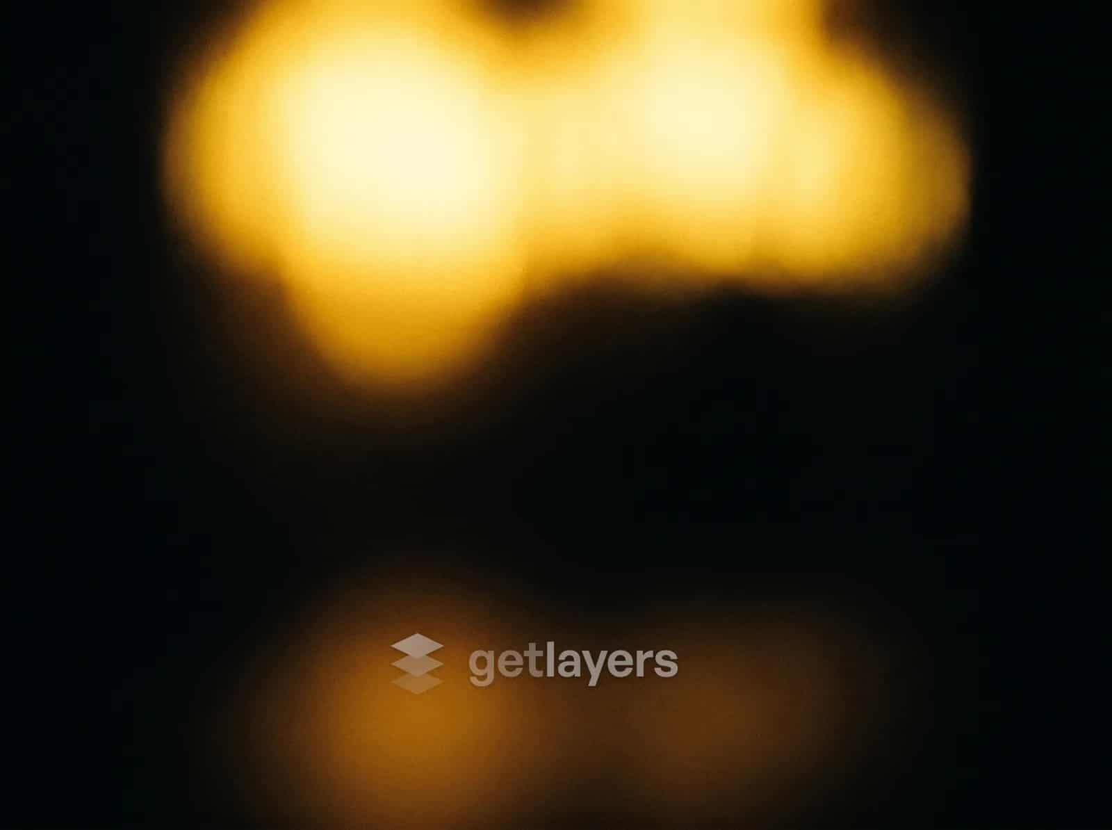 Golden Bokeh Blobs