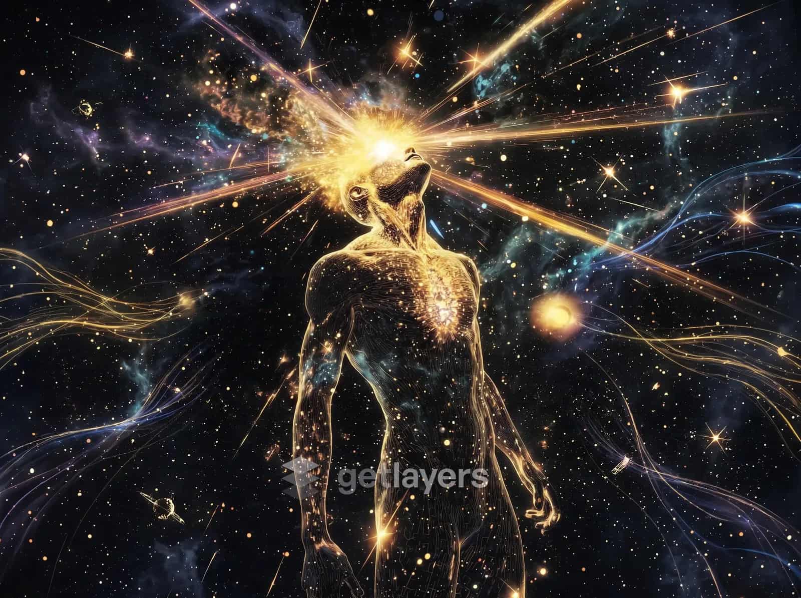 Golden Cosmic Beams