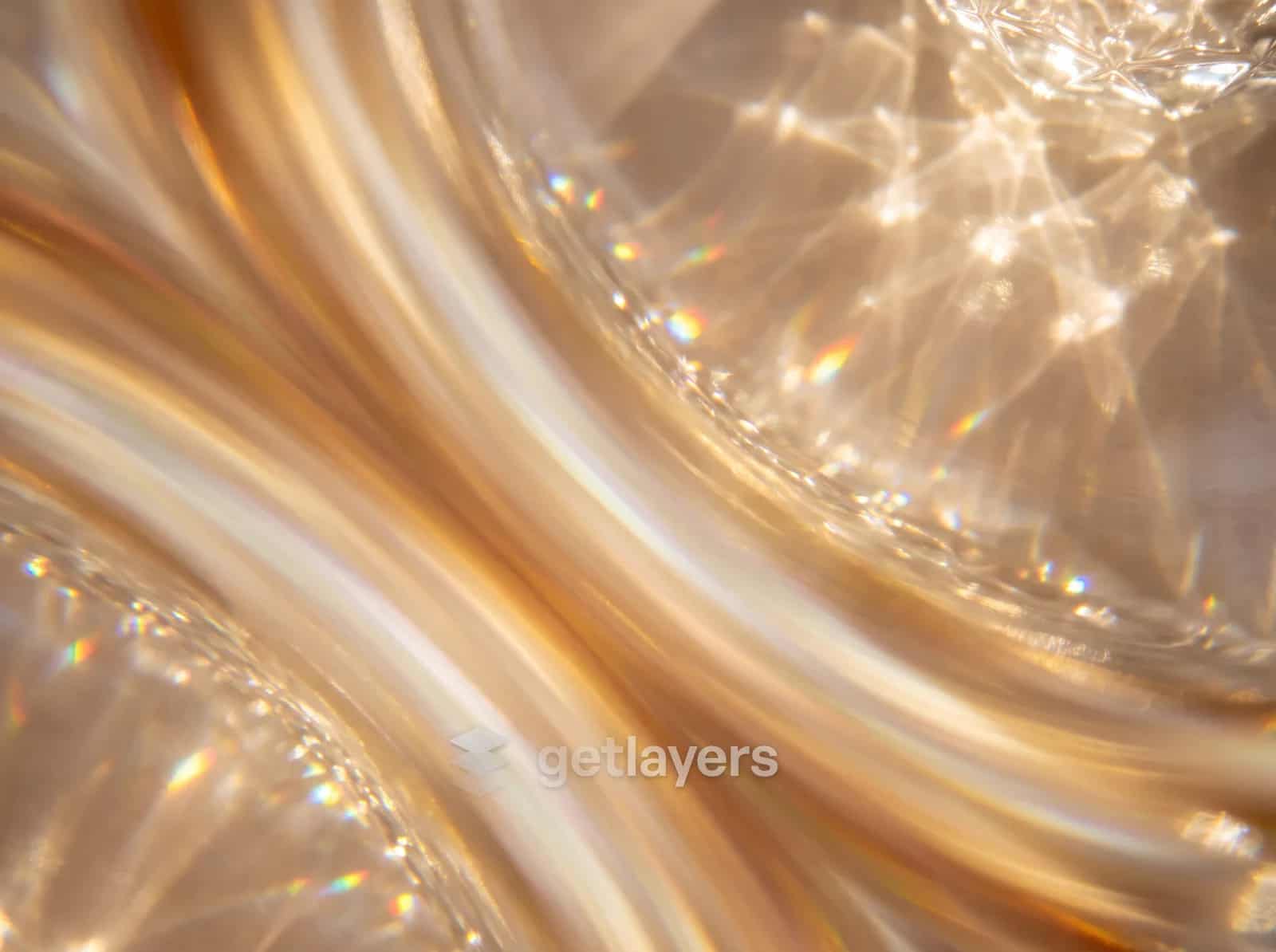 Golden Glass Swirl