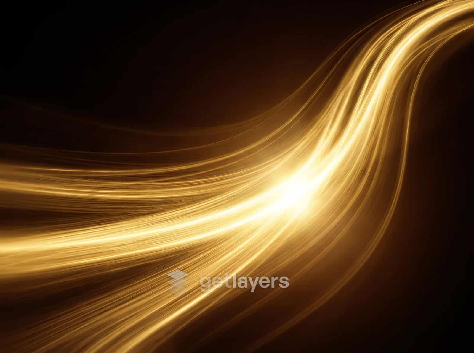 Golden Light Streaks