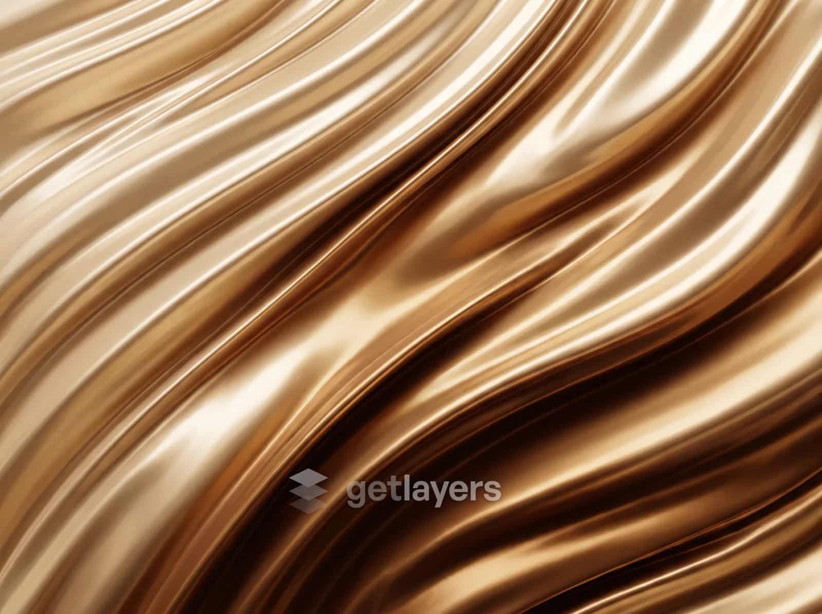 Golden Satin Waves