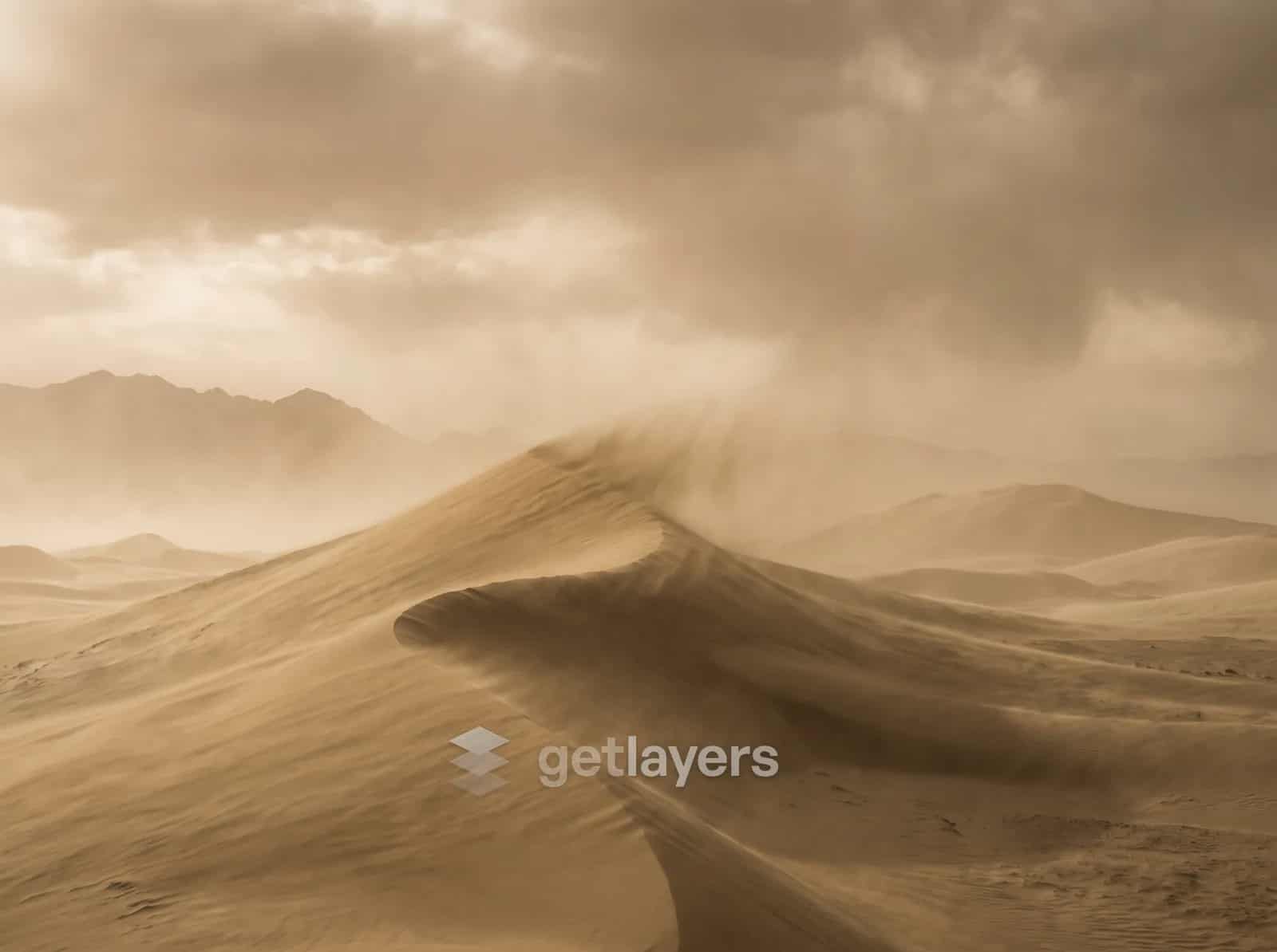 Hazy Sand Dunes