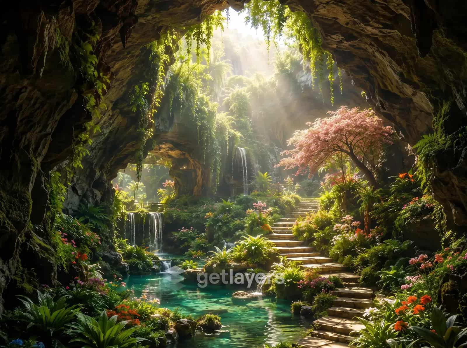 Hidden Garden Stairs
