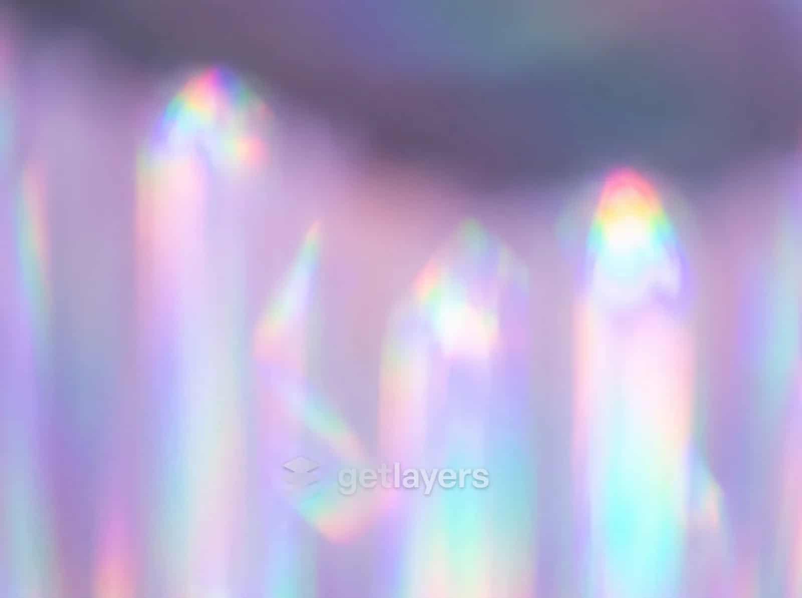 Iridescent Quartz Crystals
