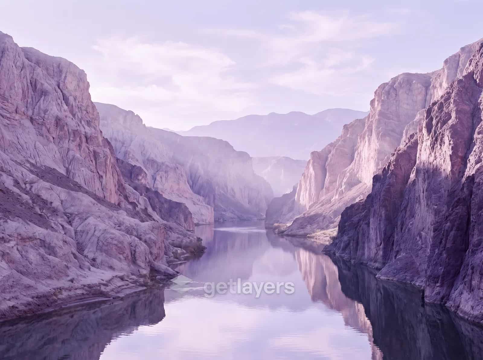 Lavender Canyon River