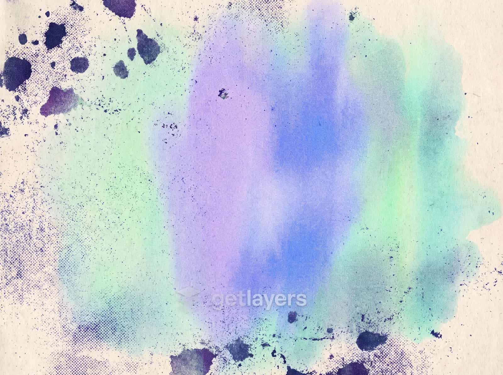 Lilac Watercolor Splash