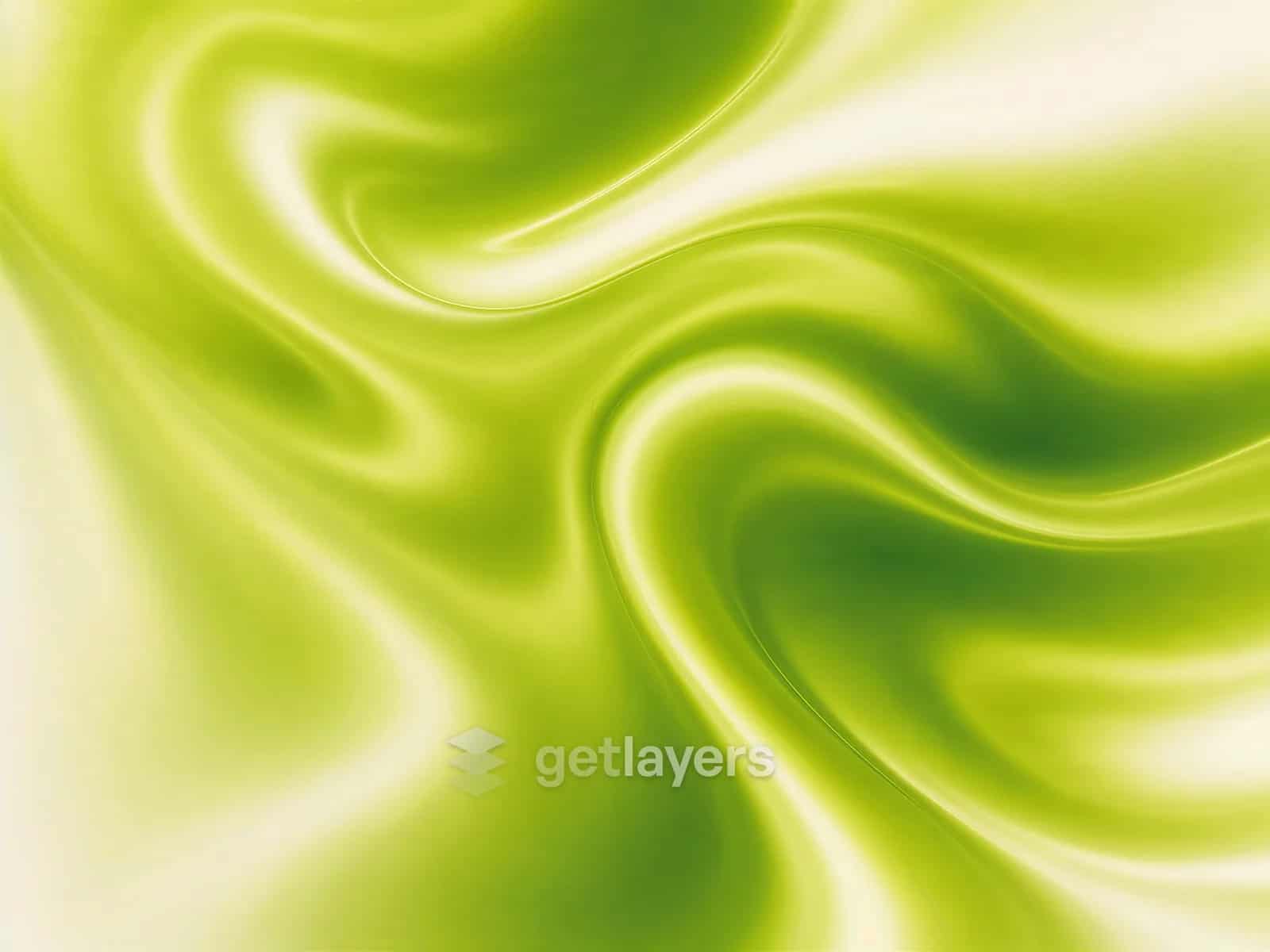 Lime Green Swirl