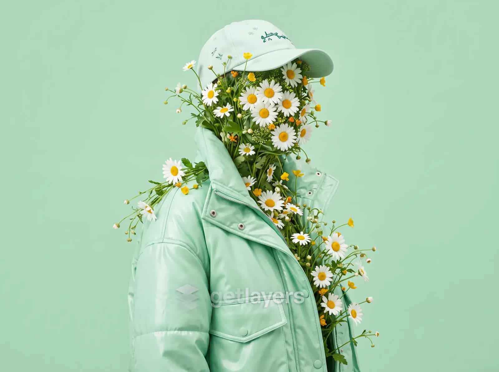 Mint Daisy Jacket