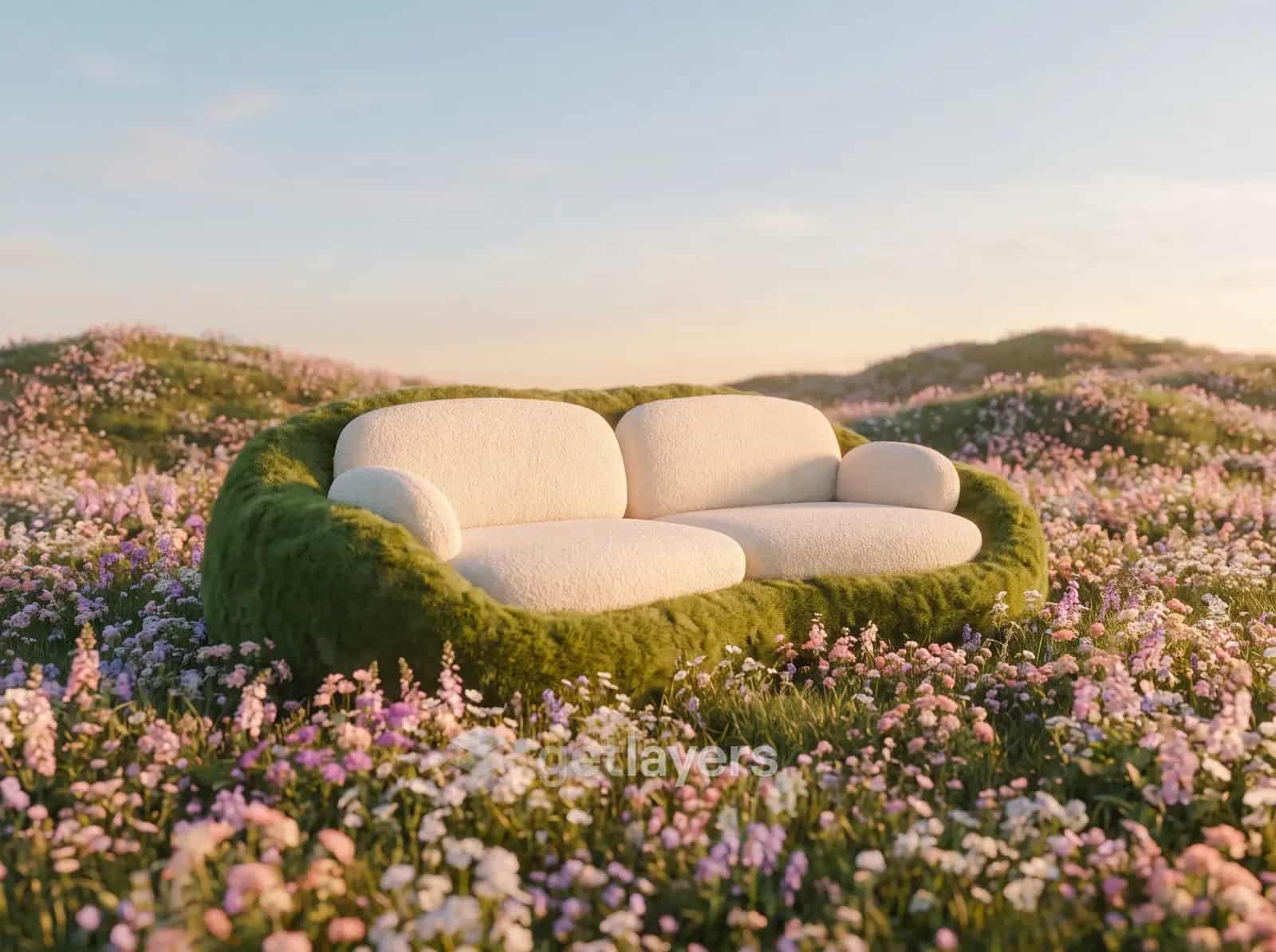 Moss Sofa Meadow