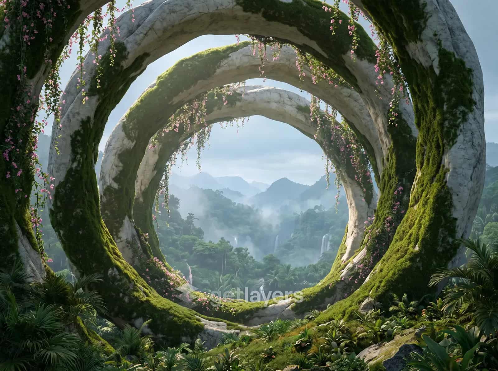 Mossy Stone Rings