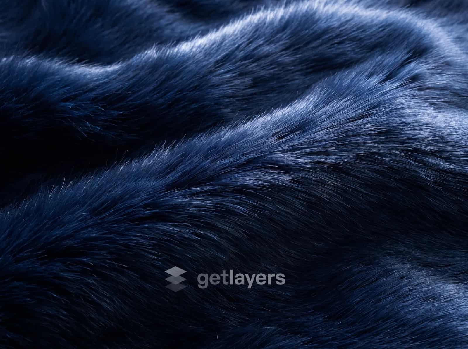 Navy Fur Waves