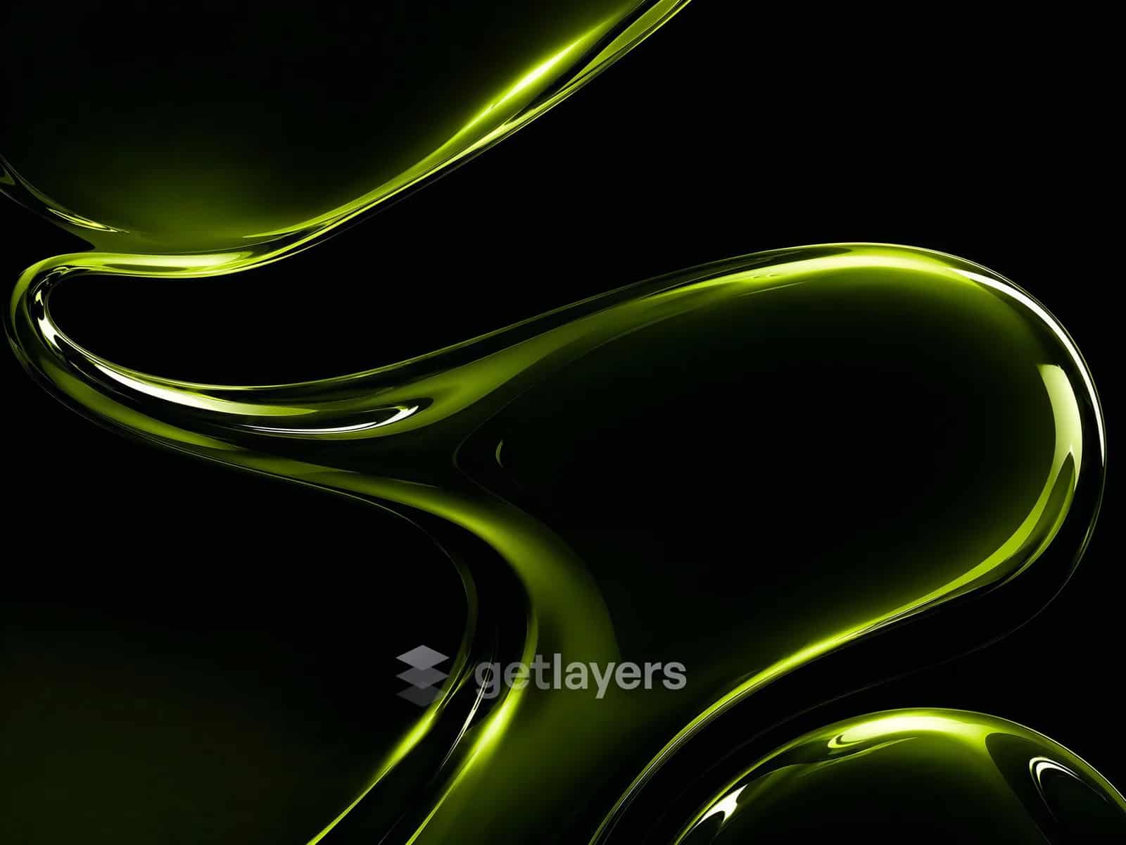 Olive Liquid Waves