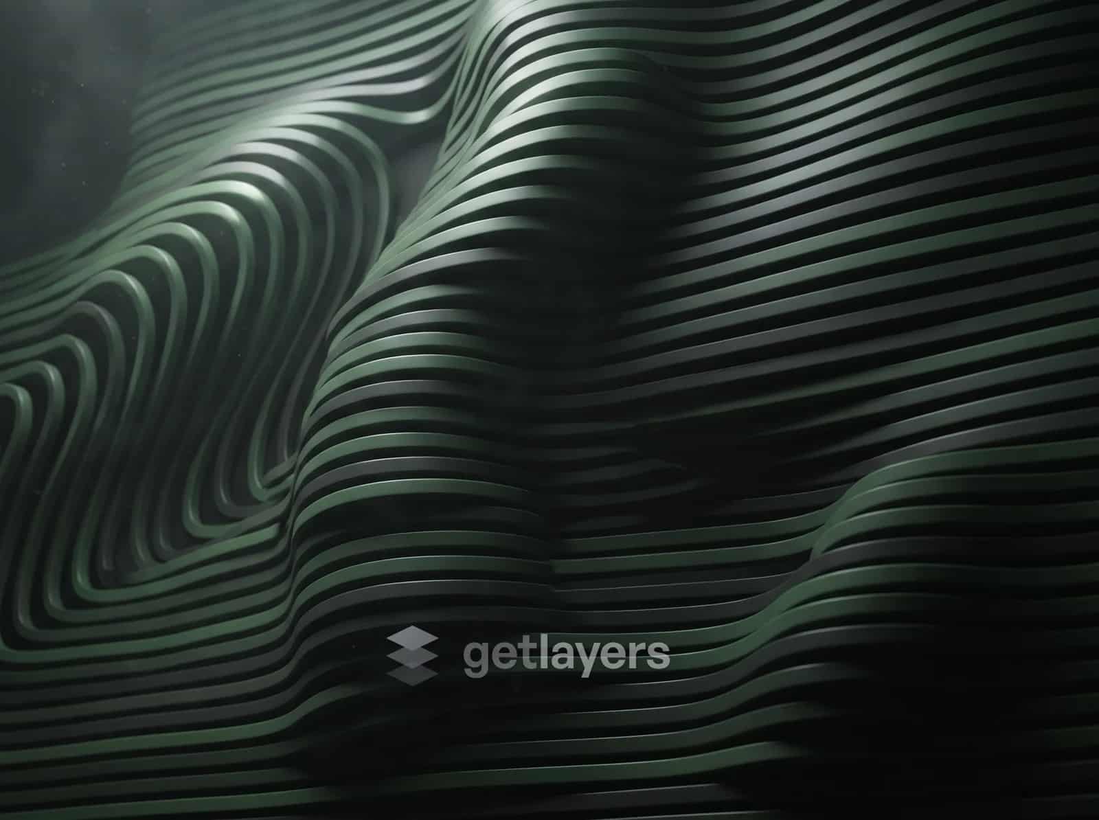 Olive Ribbed Folds