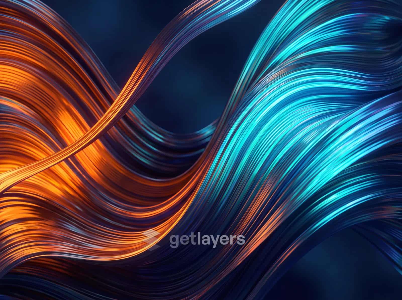 Orange Cobalt Strands