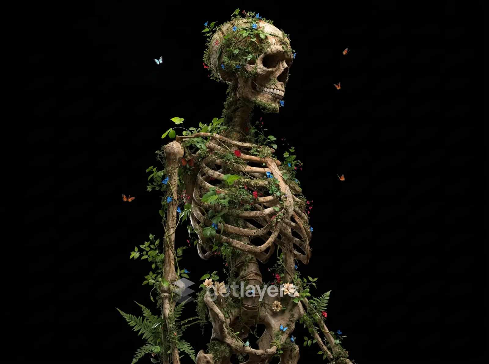 Overgrown Skeleton