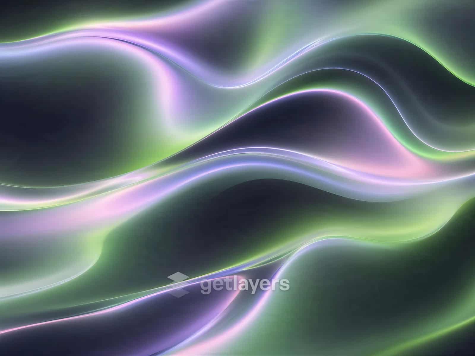 Pastel Aurora Waves