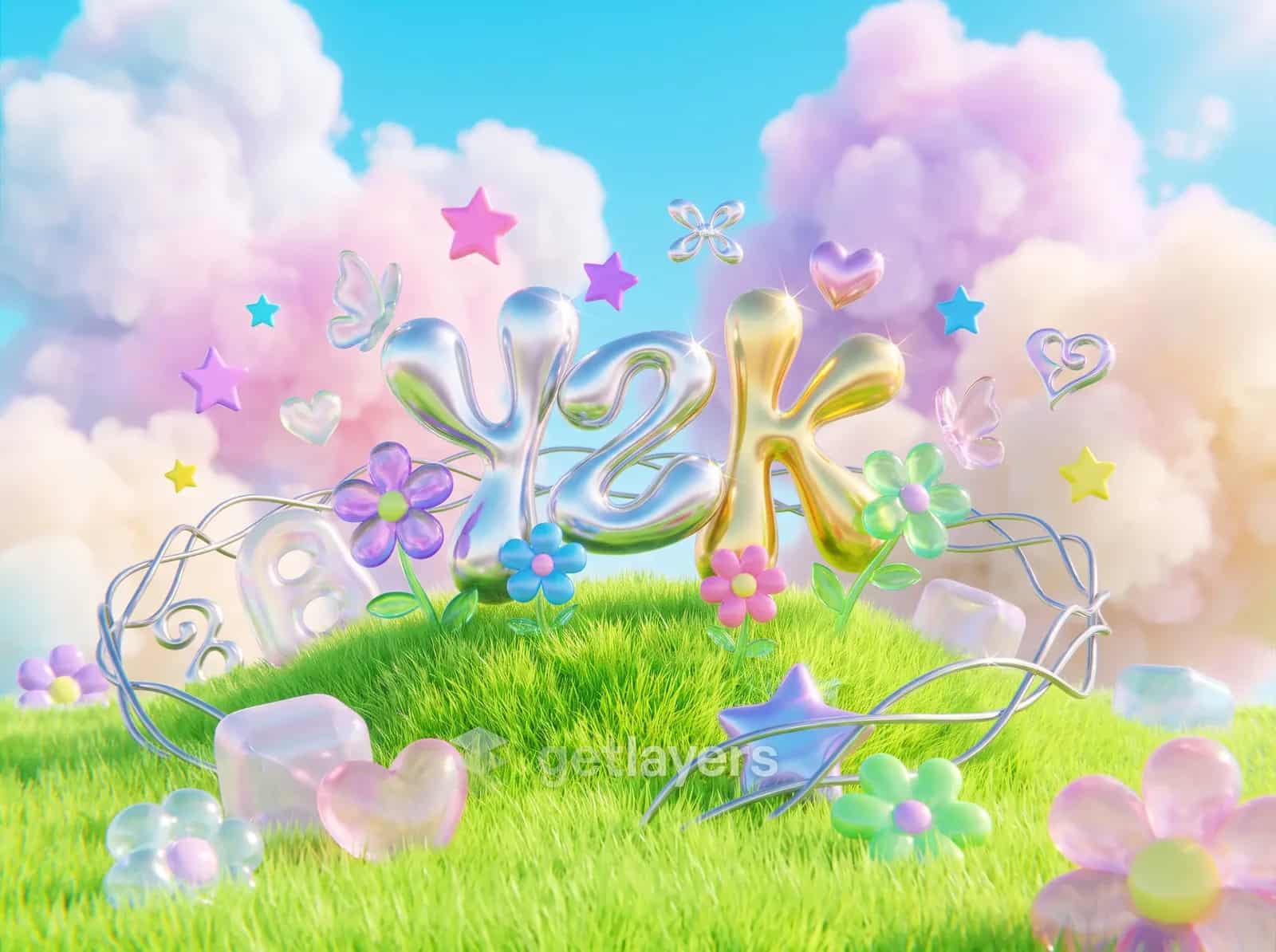 Pastel Cloud Meadow