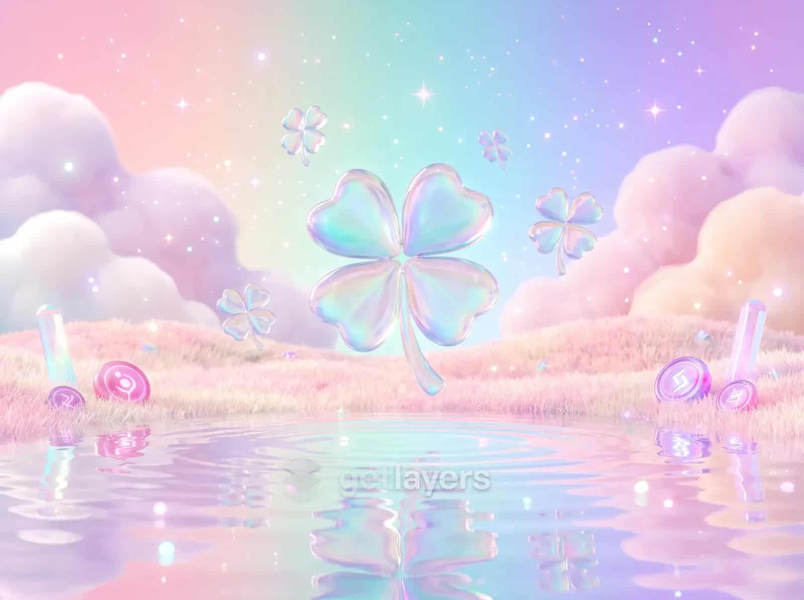 Pastel Clover Sky