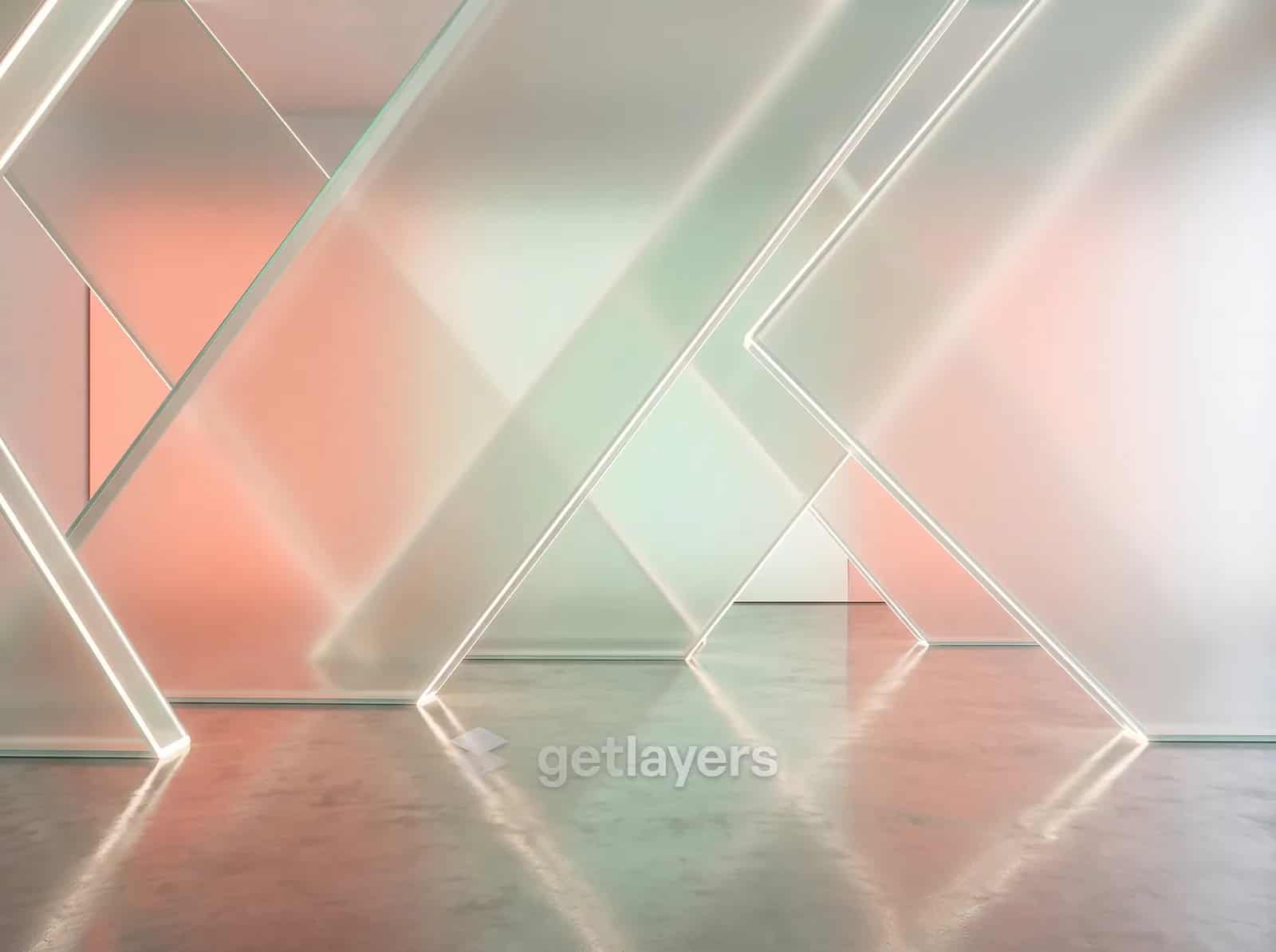 Pastel Glass Panels