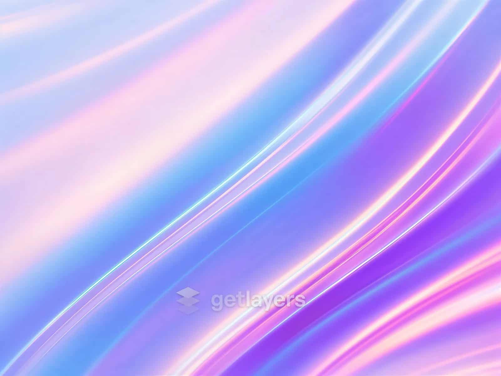 Pastel Holographic Waves