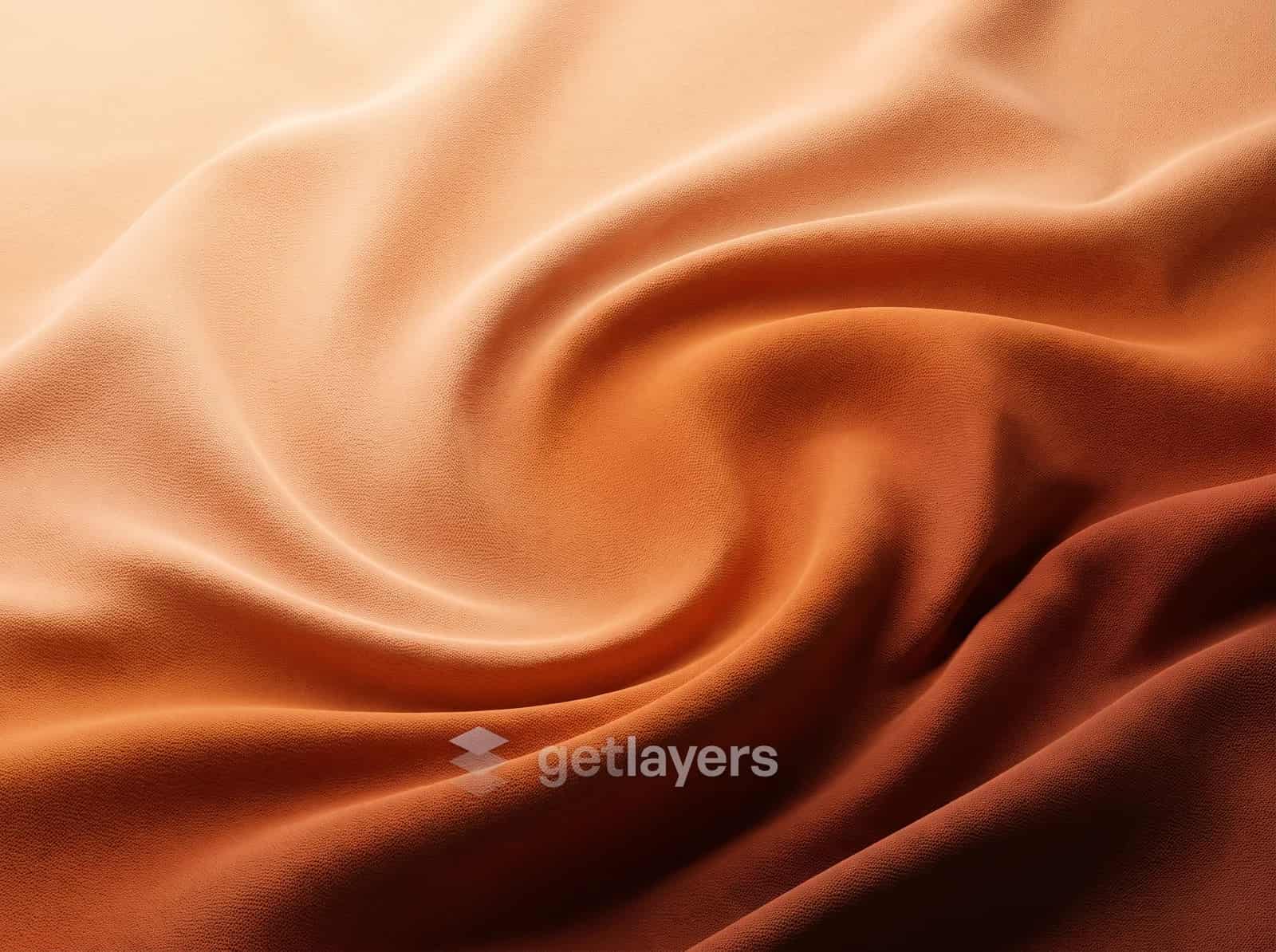 Peach Satin Swirl