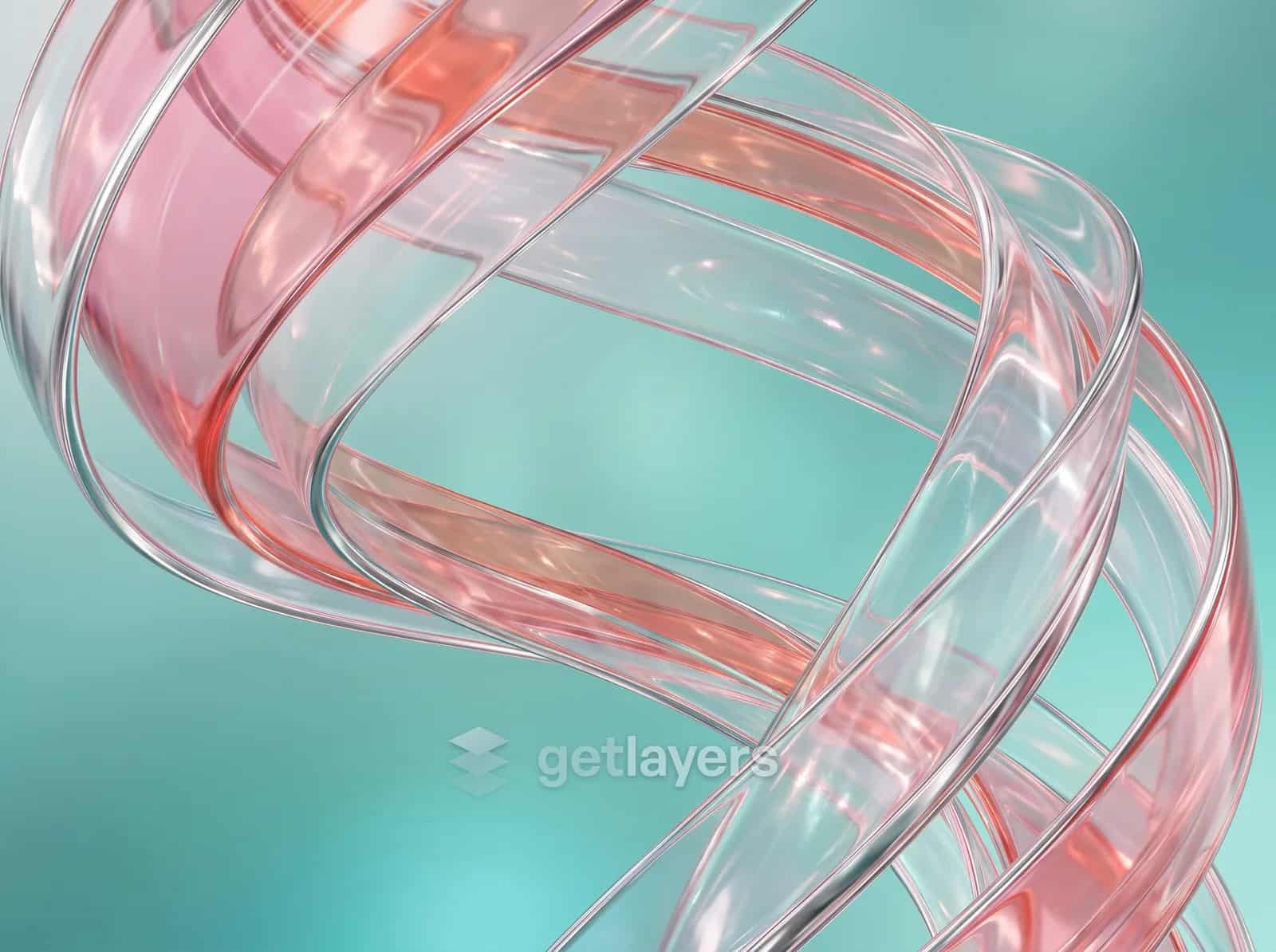 Pink Glass Helix