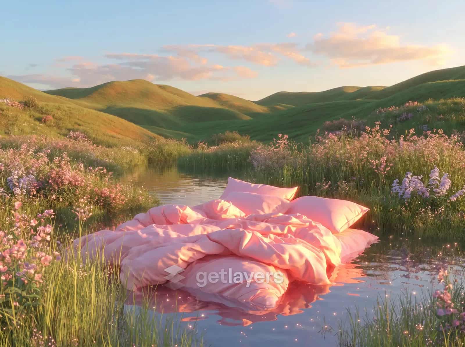 Pink Pillows Pond