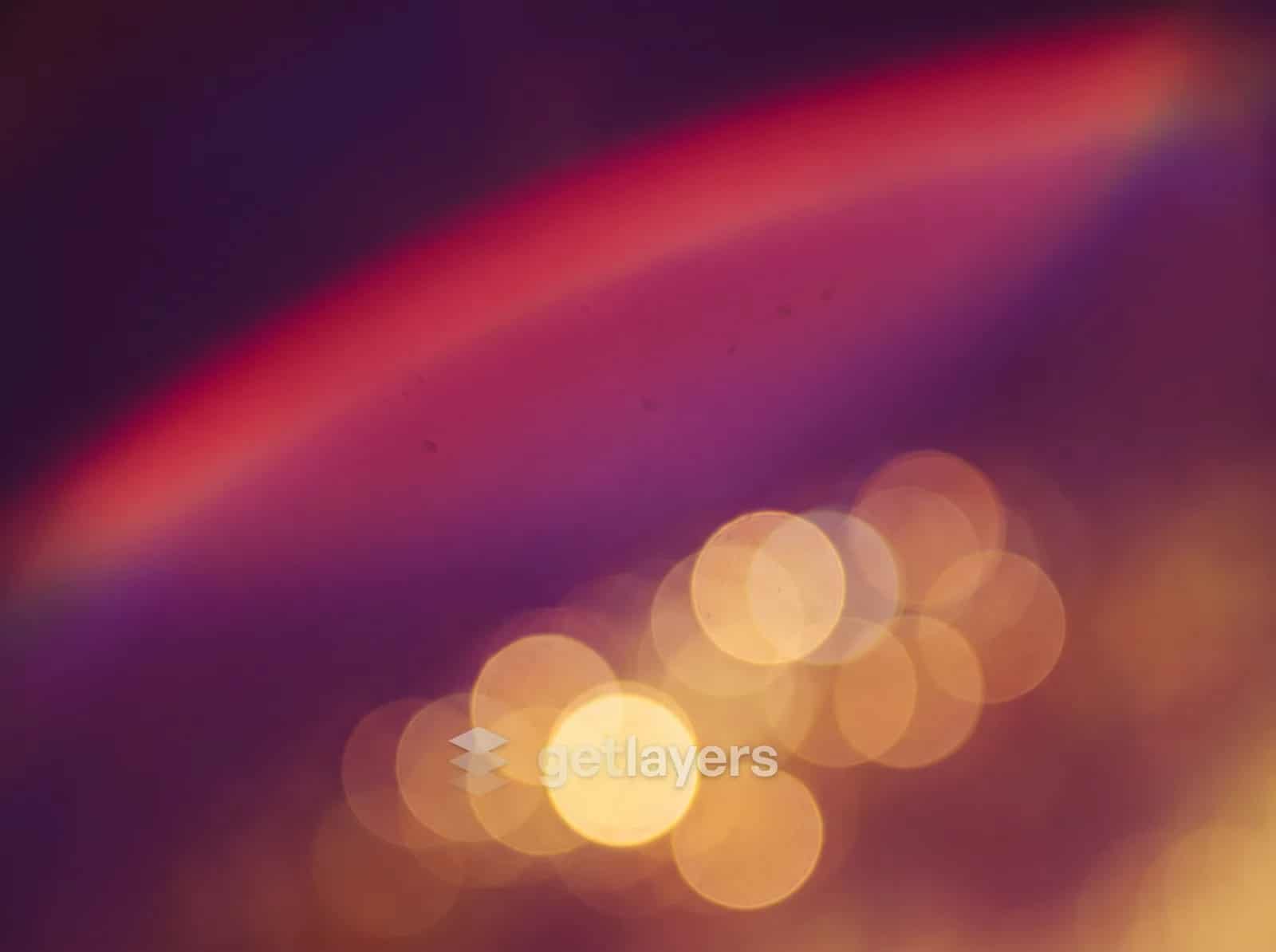 Plum Gold Bokeh
