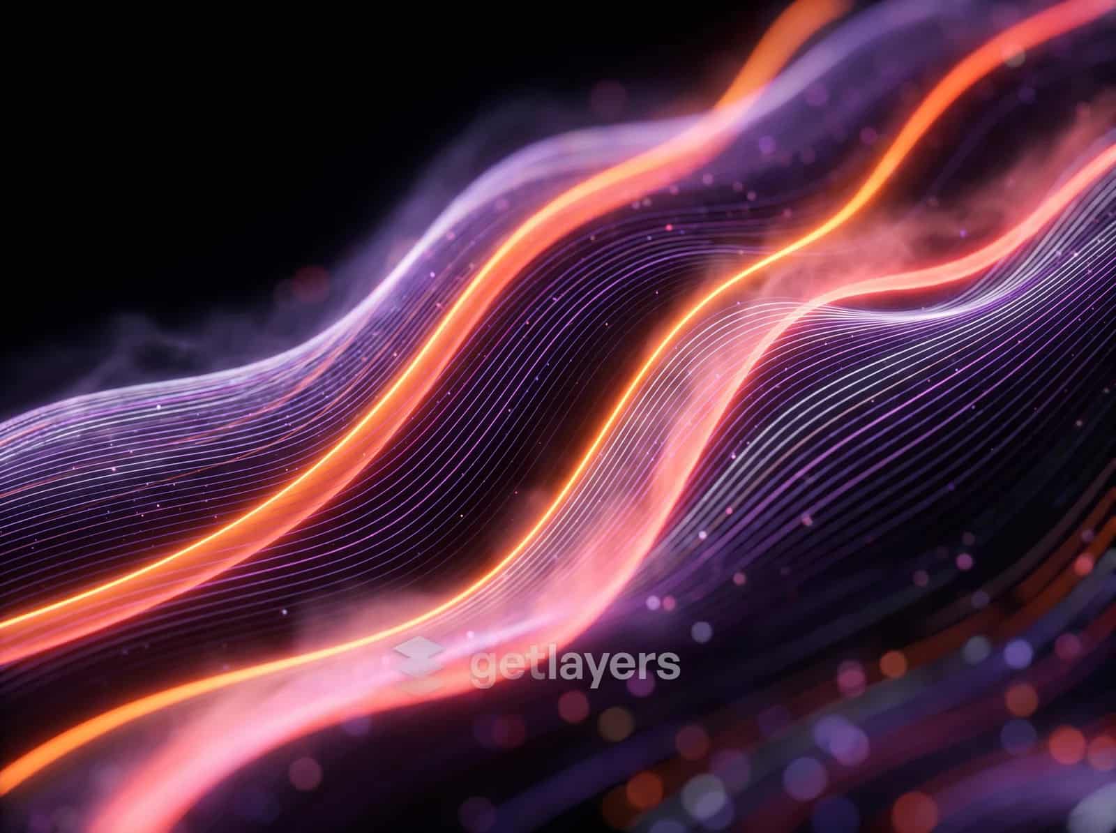 Purple Coral Ribbons