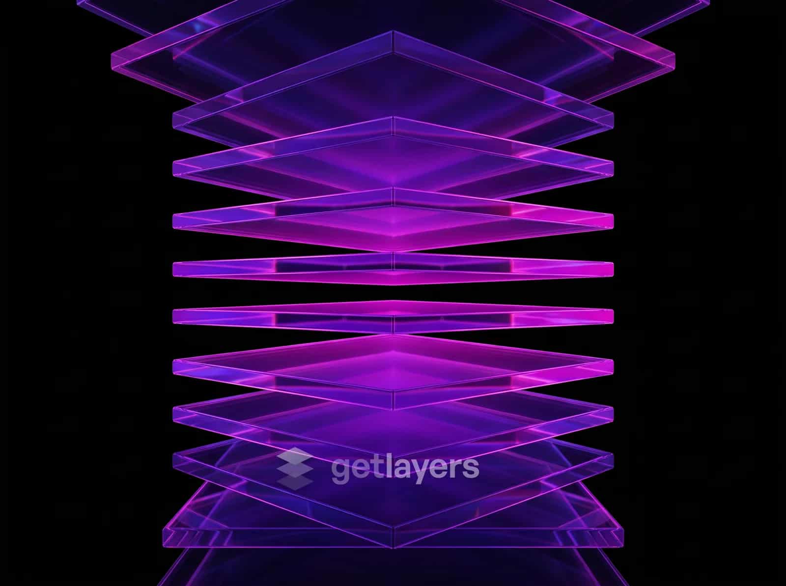 Purple Glass Stack