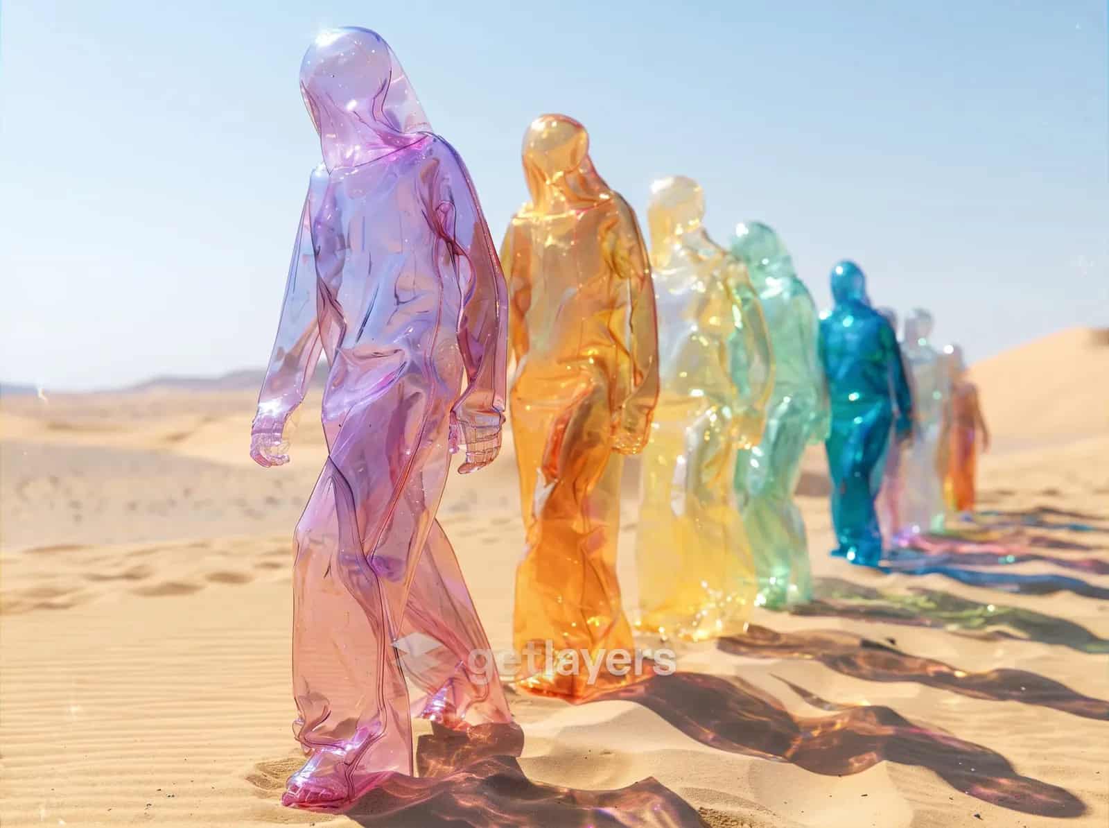 Rainbow Glass Walkers