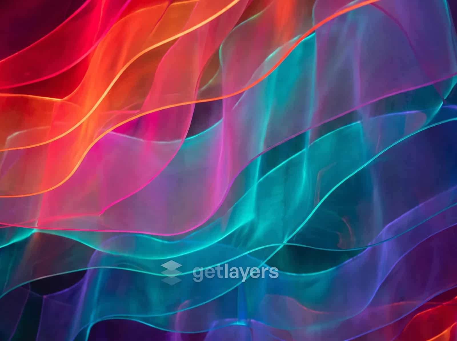 Red Teal Veils