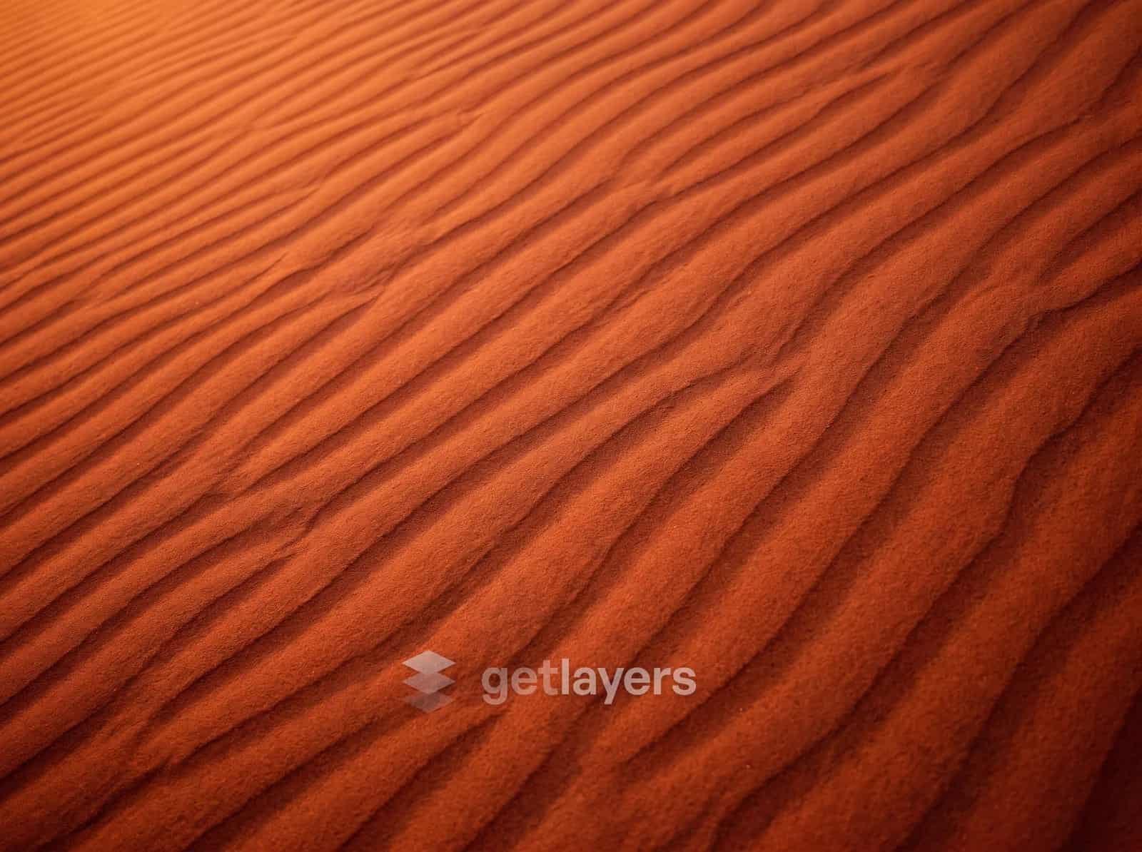 Rust Sand Ripples