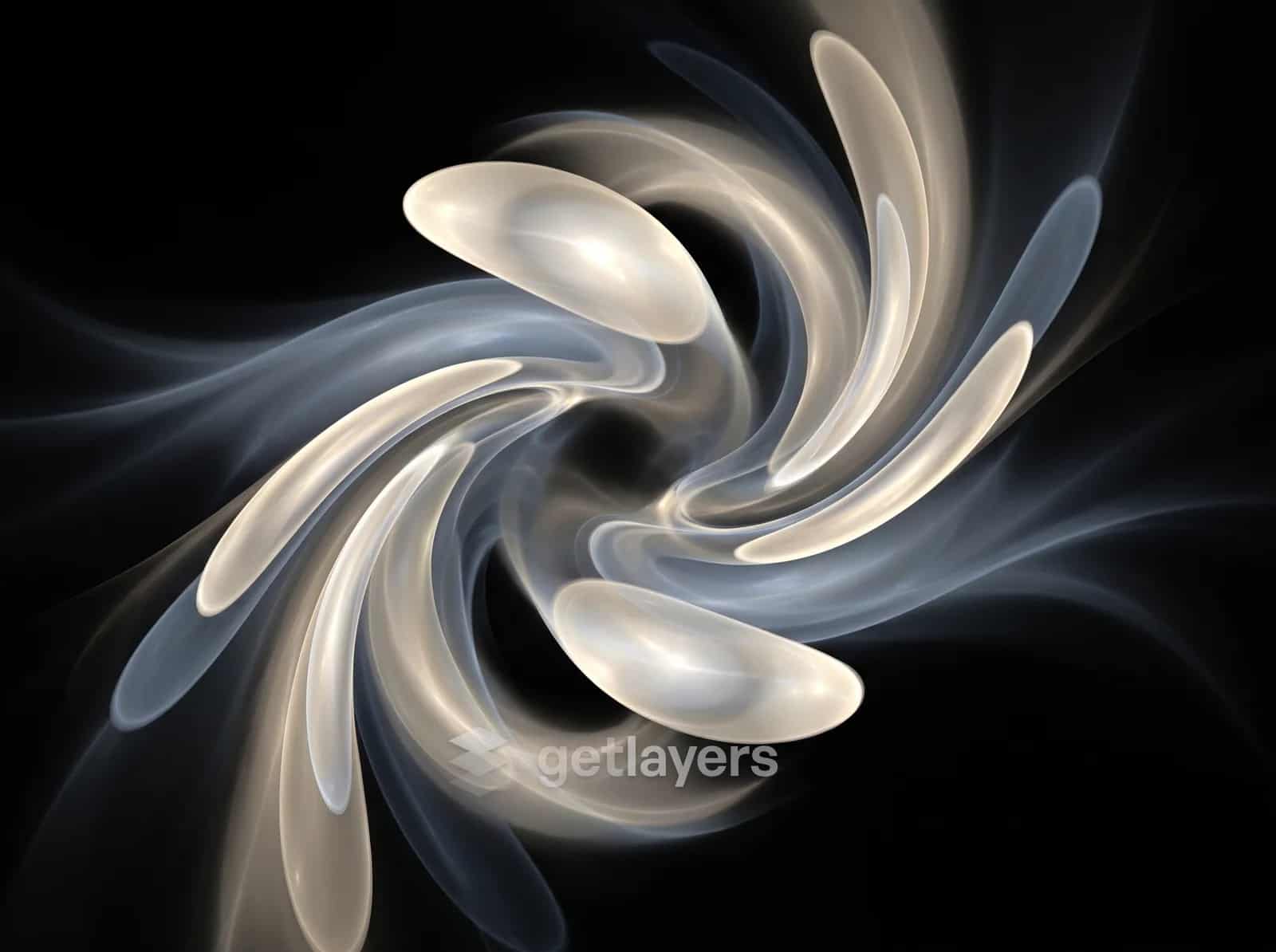 Silver Swirl Petals