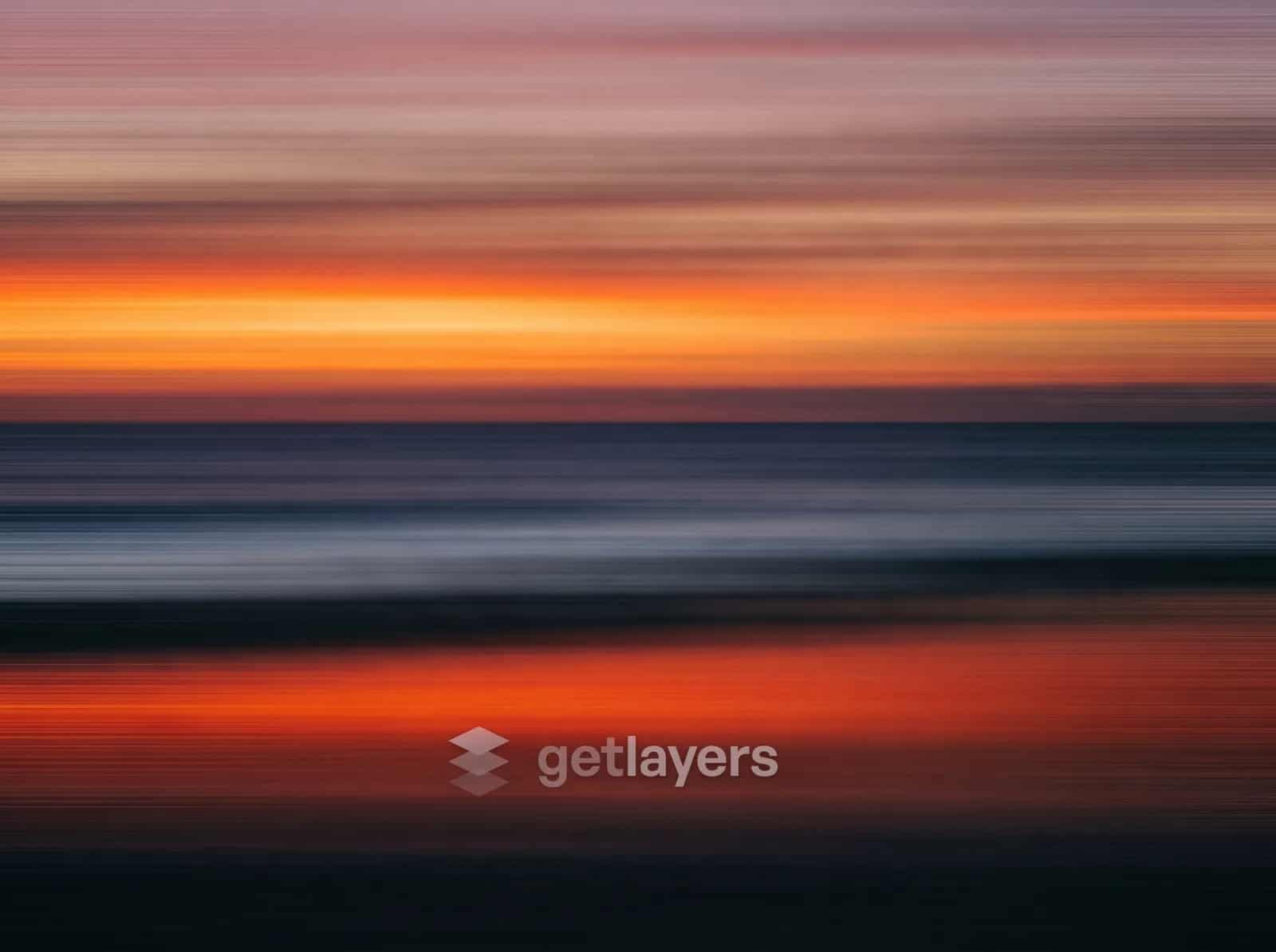 Sunset Horizon Blur